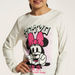 Disney Minnie Mouse Print Crew Neck T-shirt with Long Sleeves-T Shirts-thumbnailMobile-2