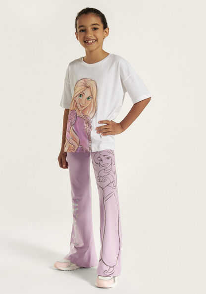 Disney Princess Graphic Print T-Shirt-T Shirts-image-1