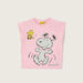 Peanuts Sequin Embellished T-shirt with Extended Sleeves-T Shirts-thumbnailMobile-0