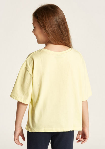 SEGA Amy Rose Graphic Print T-shirt with Short Sleeves-T Shirts-image-3