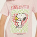 Snoopy Print Crew Neck T-shirt with Glitter Detail-T Shirts-thumbnailMobile-2