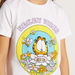 Garfield Print Crew Neck T-shirt with Short Sleeves-T Shirts-thumbnail-2