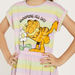 Garfield Print Dress with Round Neck and Short Sleeves-Dresses%2C Gowns and Frocks-thumbnail-2