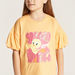 Tweety Sequinned T-shirt with Short Puff Sleeves and Round Neck-T Shirts-thumbnail-2