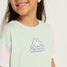 Kappa Logo Print T-shirt with Crew Neck and Drop Sleeves-Tops-thumbnailMobile-1