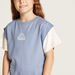 Kappa Logo Print Crew Neck T-shirt with Short Sleeves-Tops-thumbnailMobile-2