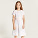 Kappa Ombre Logo Detail Dress with Round Neck and Short Sleeves-Dresses-thumbnail-1