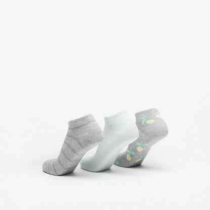 Set of 3 - Assorted Ankle Length Socks-Women%27s Socks-image-2