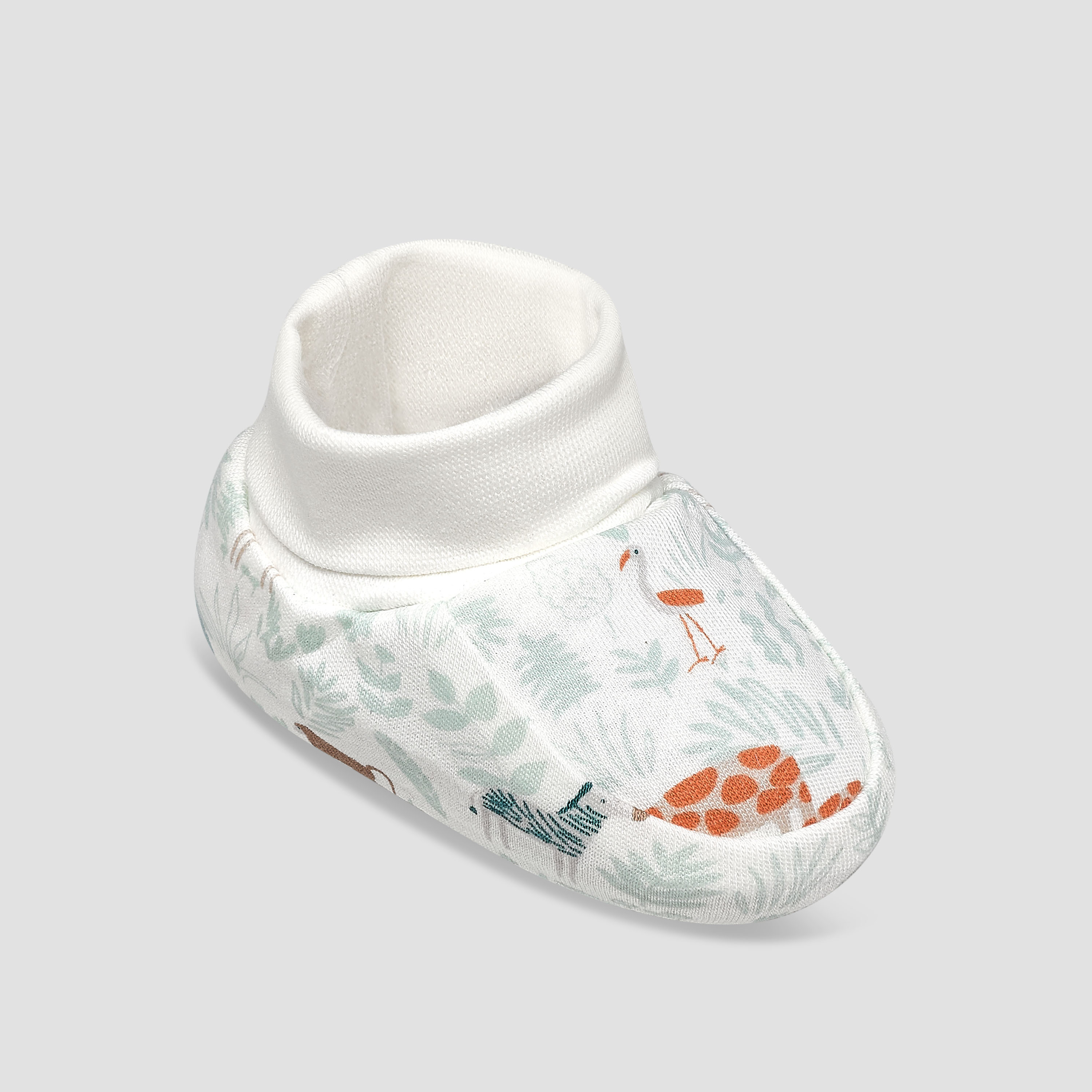 Pack of 2 Juniors Booties with Safari Print-baby-boys-shoes-booties-image-5