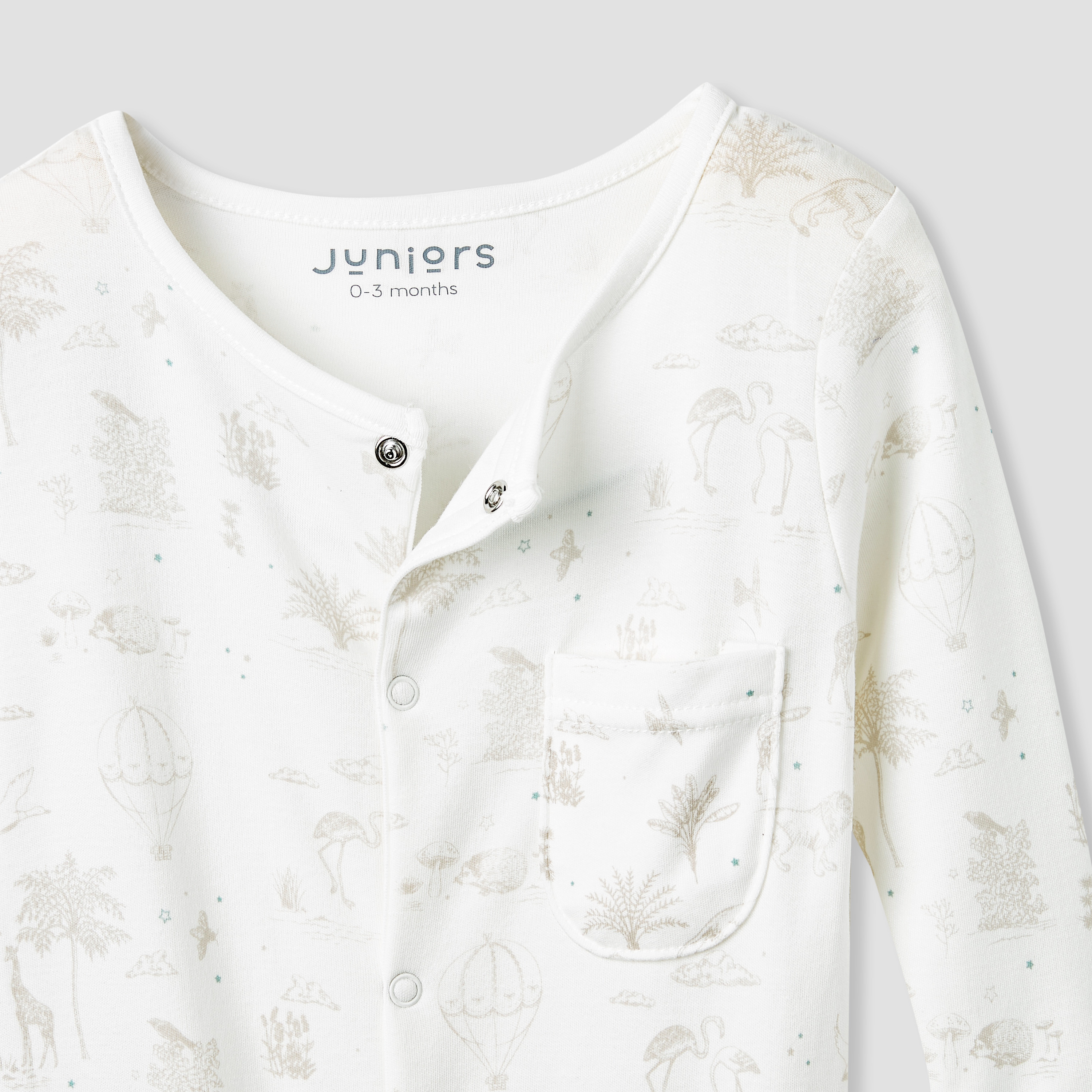 Juniors Printed Sleepsuit with Long Sleeves-baby-boys-clothing-nightwear-sleepsuits-image-5