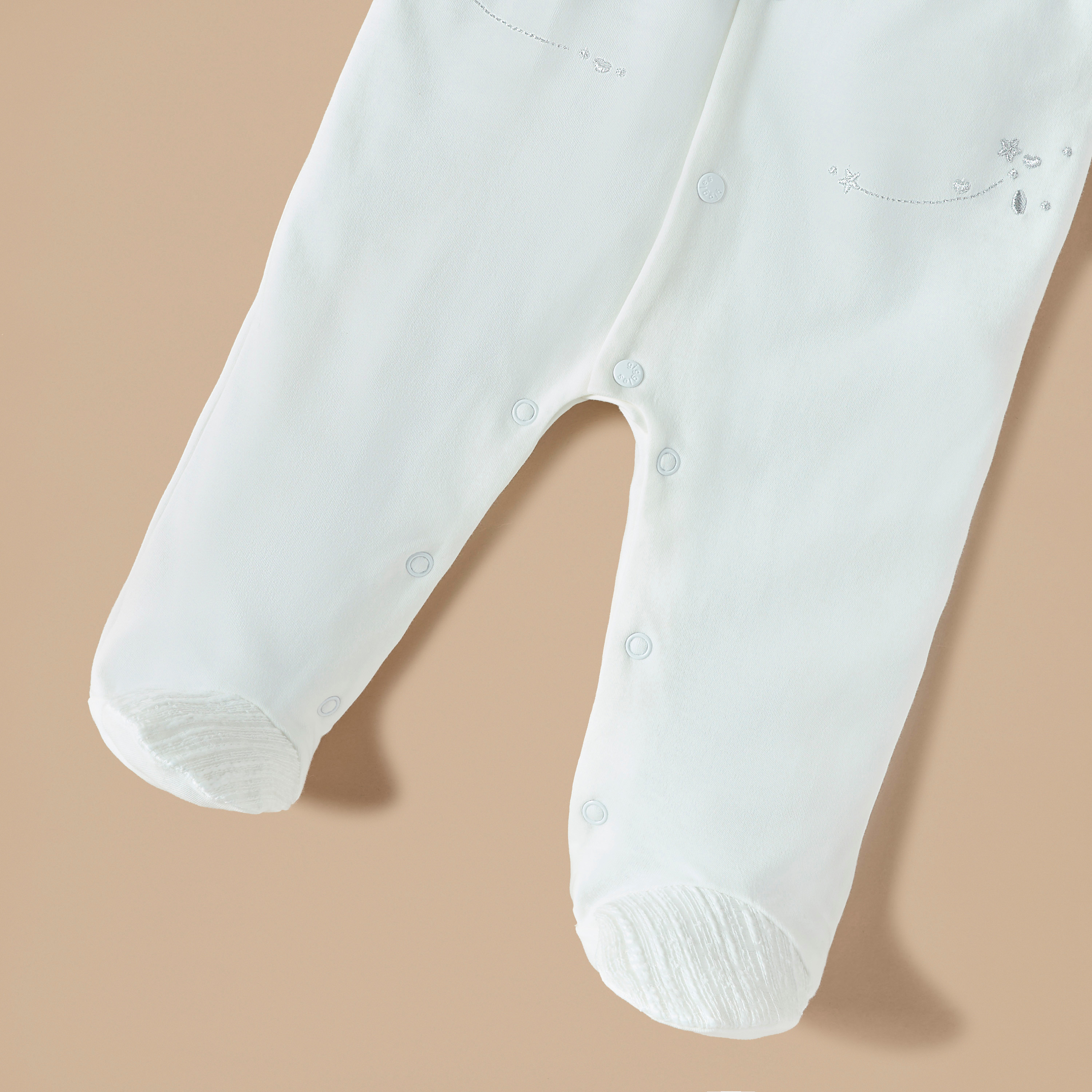 Giggles Embroidered Closed Foot Sleepsuit with Peter Pan Collar-baby-girls-clothing-nightwear-sleepsuits-image-3
