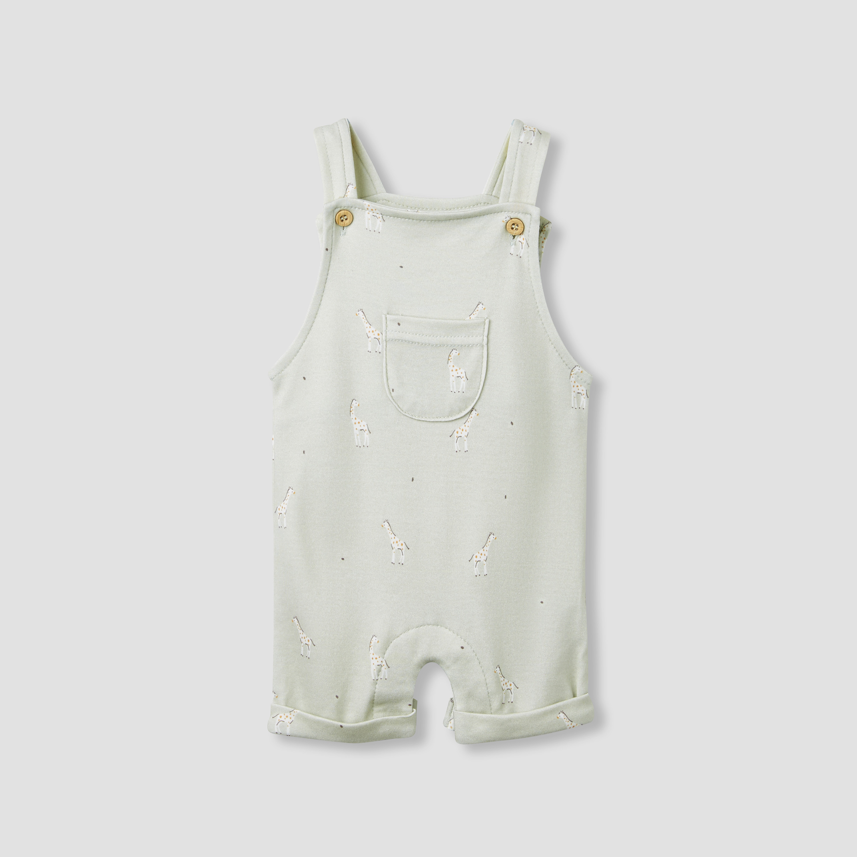 طقم دنغري بطبعات زرافة وتيشيرت من جونيورز-baby-boys-clothing-rompers-image-7