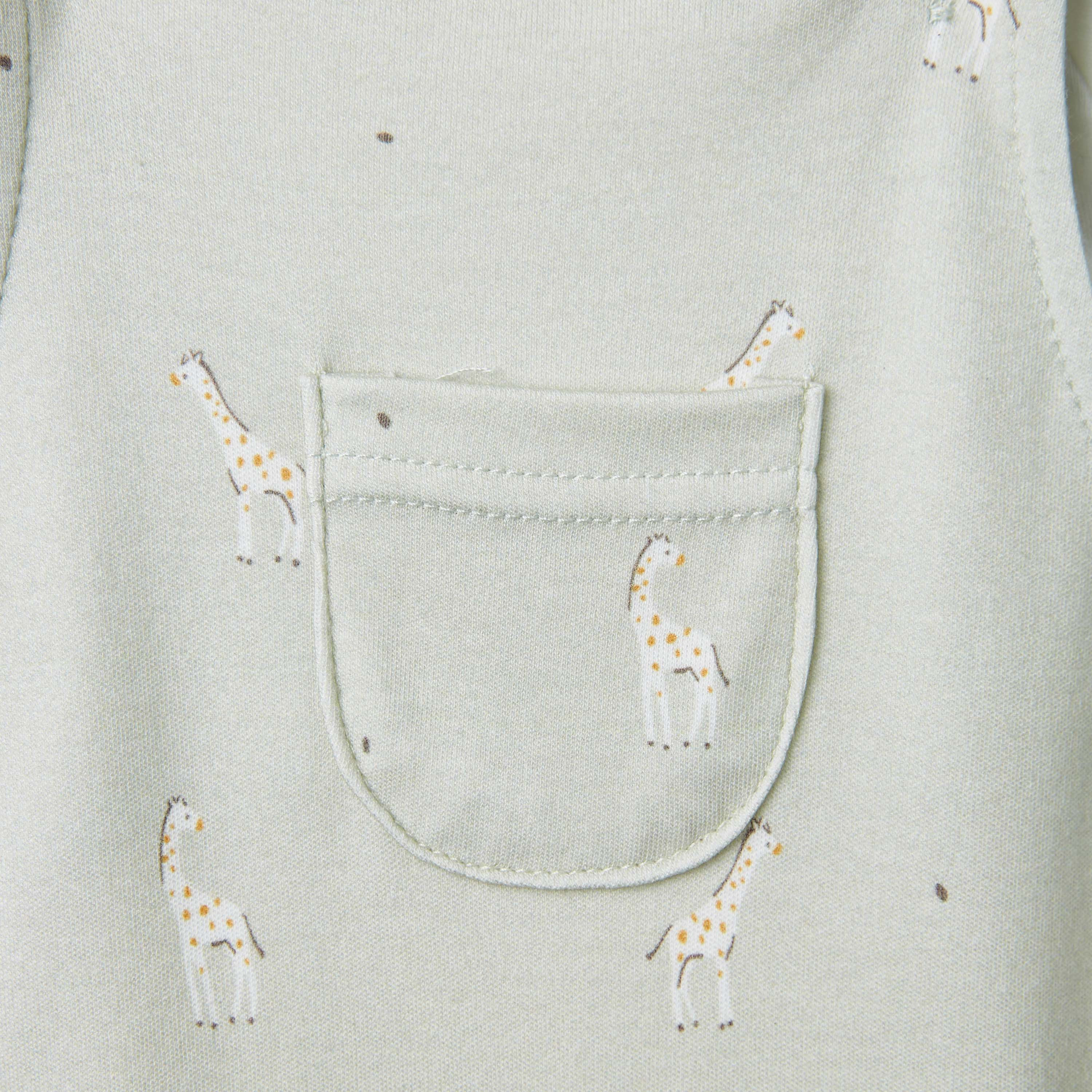 طقم دنغري بطبعات زرافة وتيشيرت من جونيورز-baby-boys-clothing-rompers-image-3