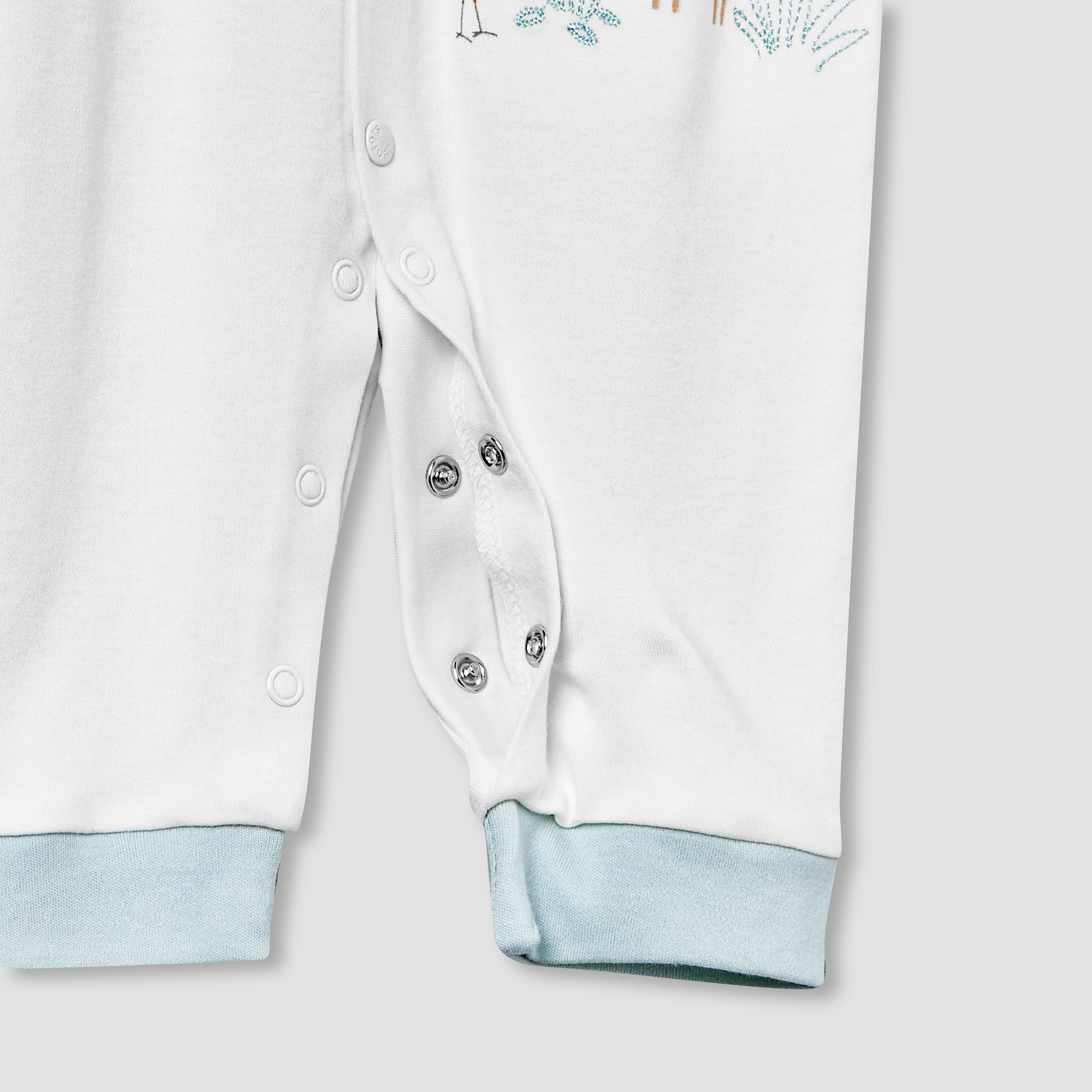 بدلة أطفال قطن بطبعات زرافة وياقة مستديرة وأكمام طويلة من جونيورز-baby-boys-clothing-nightwear-sleepsuits-image-5