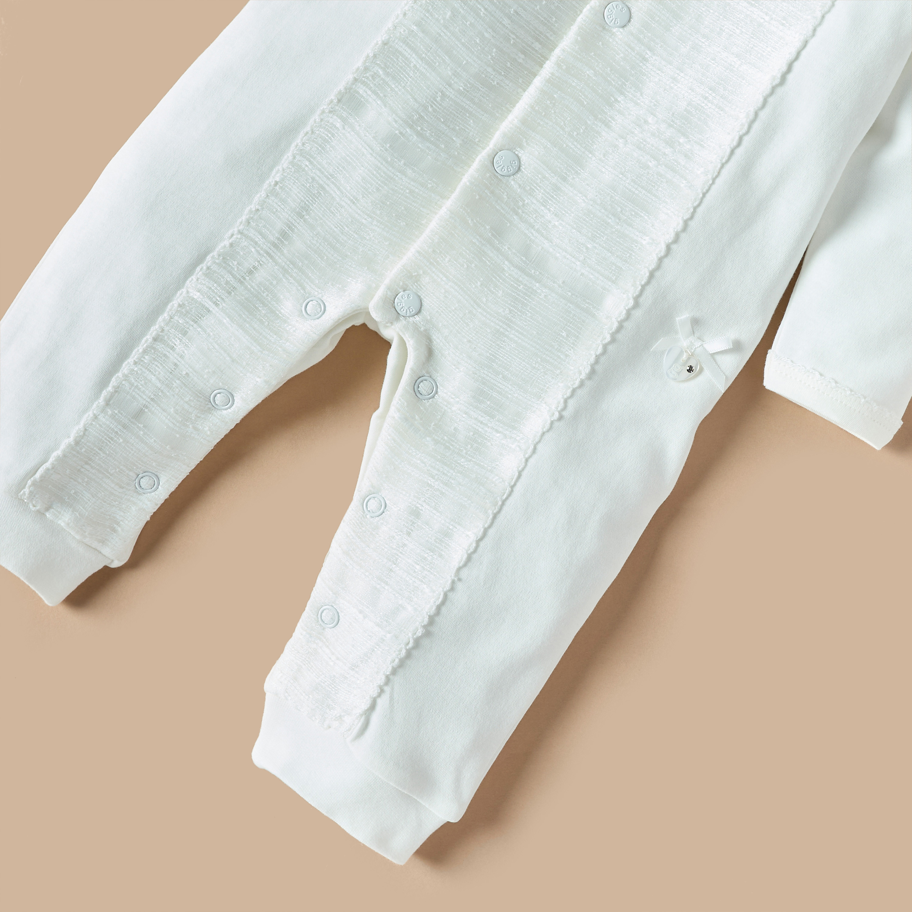 Giggles Textured Sleepsuit with Snap Button Closure-baby-girls-clothing-nightwear-sleepsuits-image-3