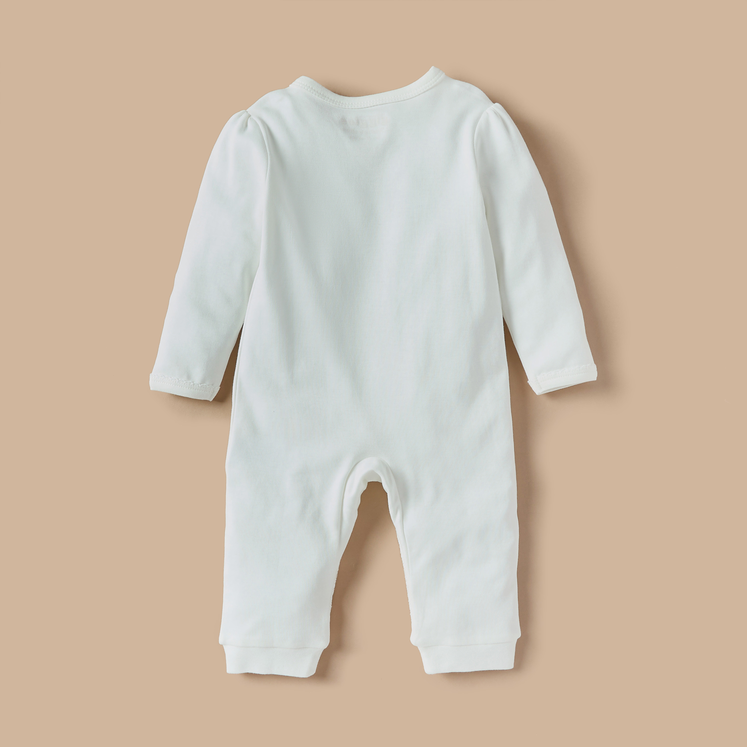 Giggles Textured Sleepsuit with Snap Button Closure-baby-girls-clothing-nightwear-sleepsuits-image-4