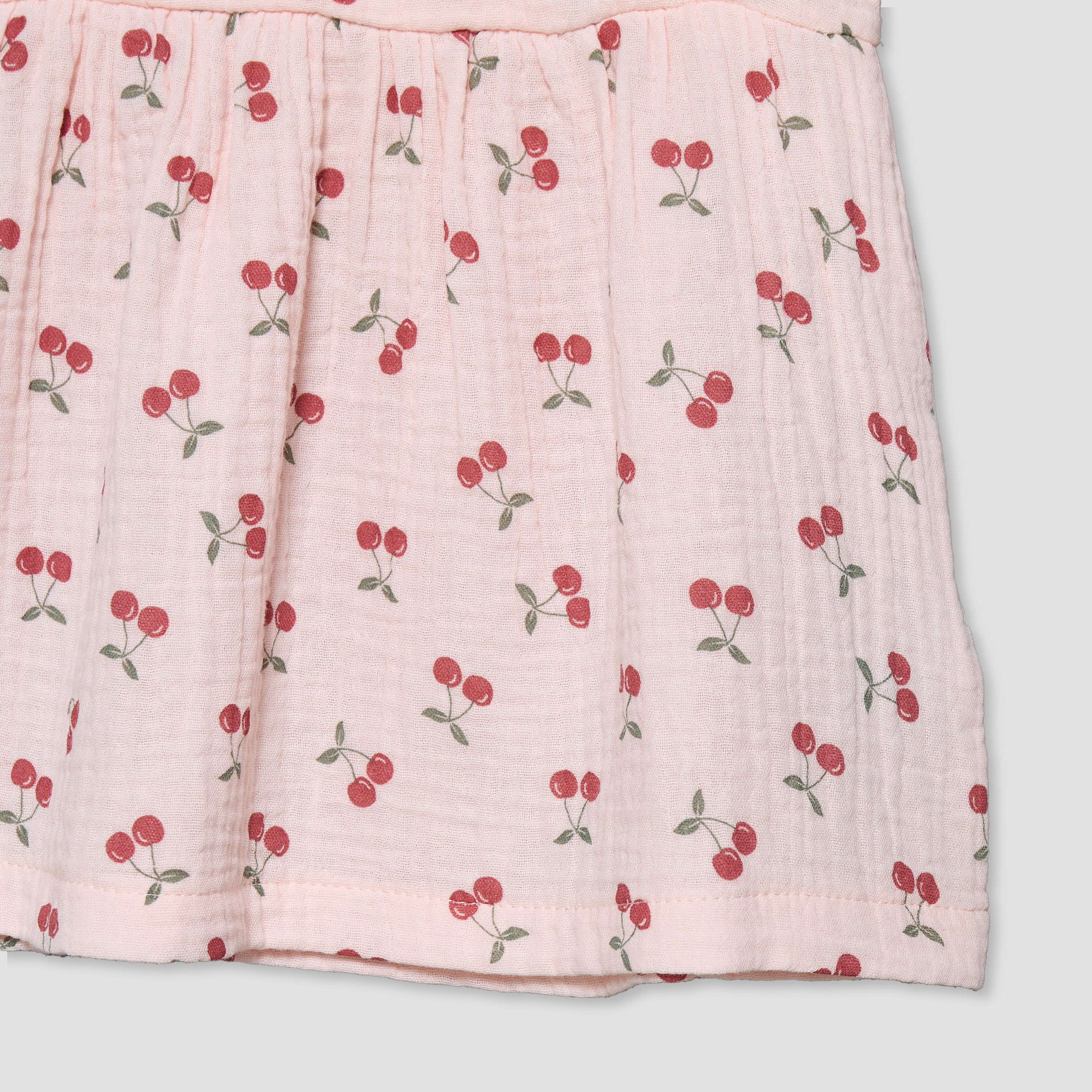 Juniors V-neck Short Sleeves A-line Dress with Bloomers-baby-girls-clothing-dressesandjumpsuits-image-8