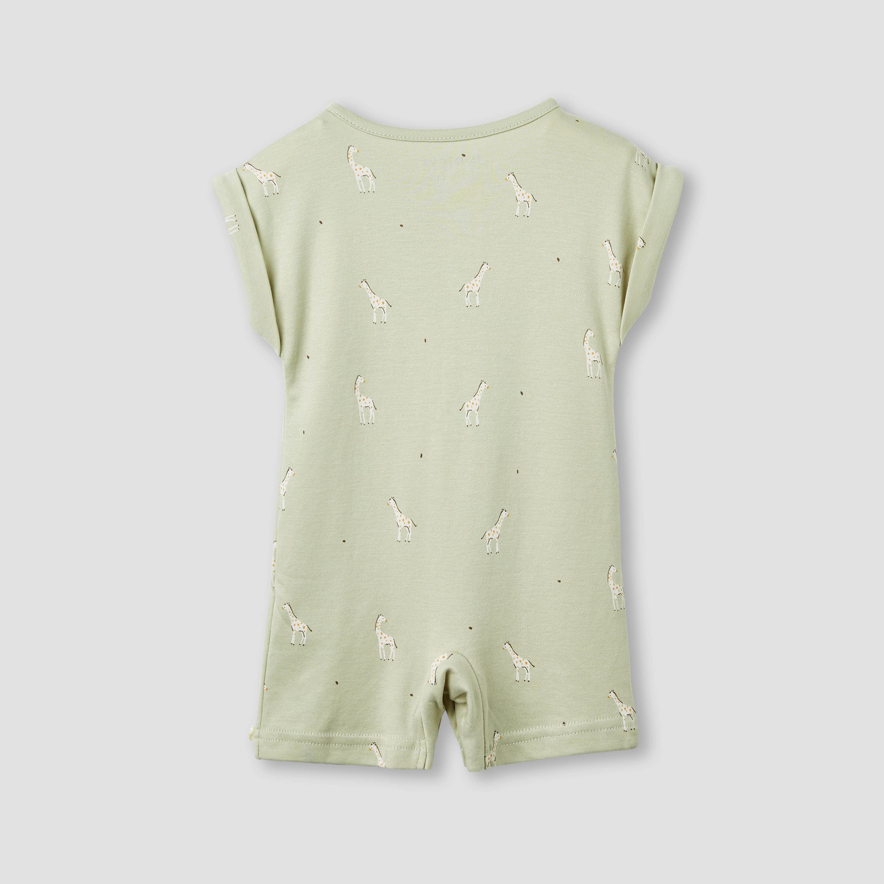 أفرول بطبعات زرافة وأكمام ممتدة من جونيورز-baby-boys-clothing-rompers-image-4