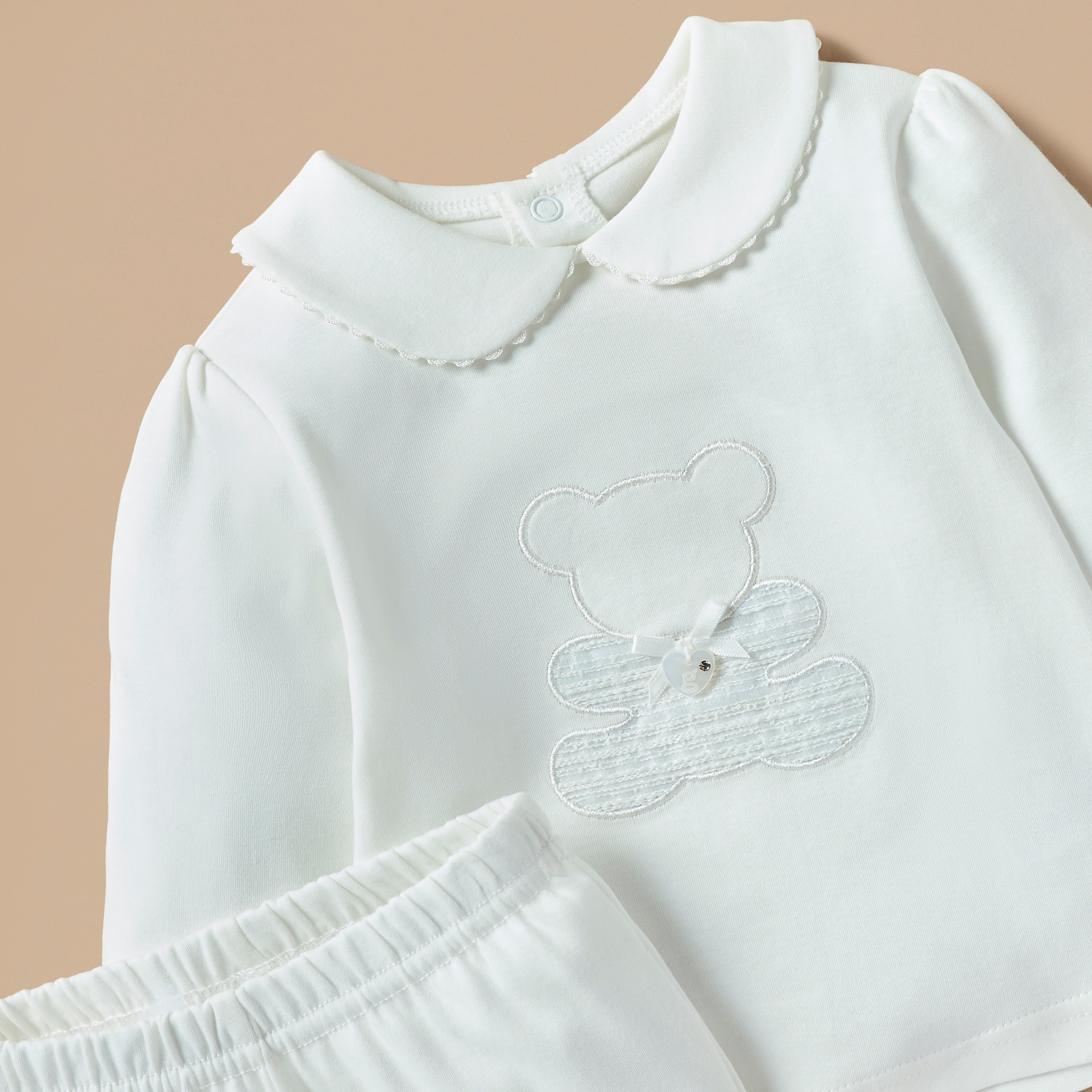 Bear Applique Top and Pyjama Set-baby-girls-clothing-nightwear-pyjamasets-image-4