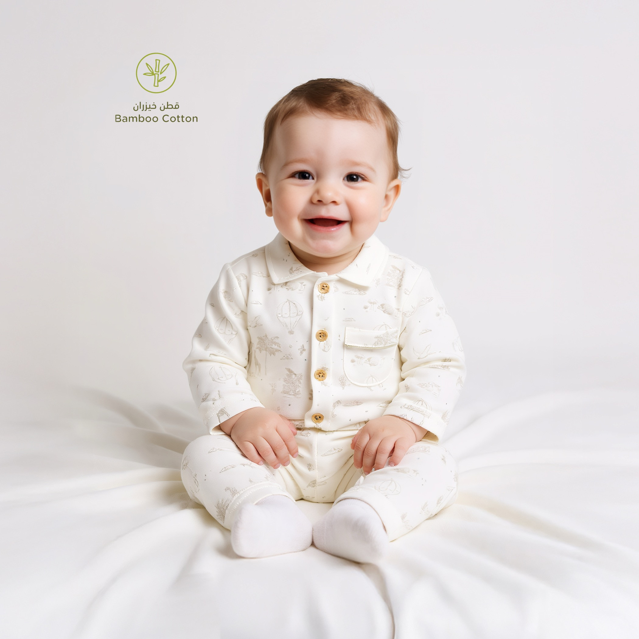 Juniors Printed Shirt and Pyjama Set-baby-boys-clothing-nightwear-pyjamasets-image-1