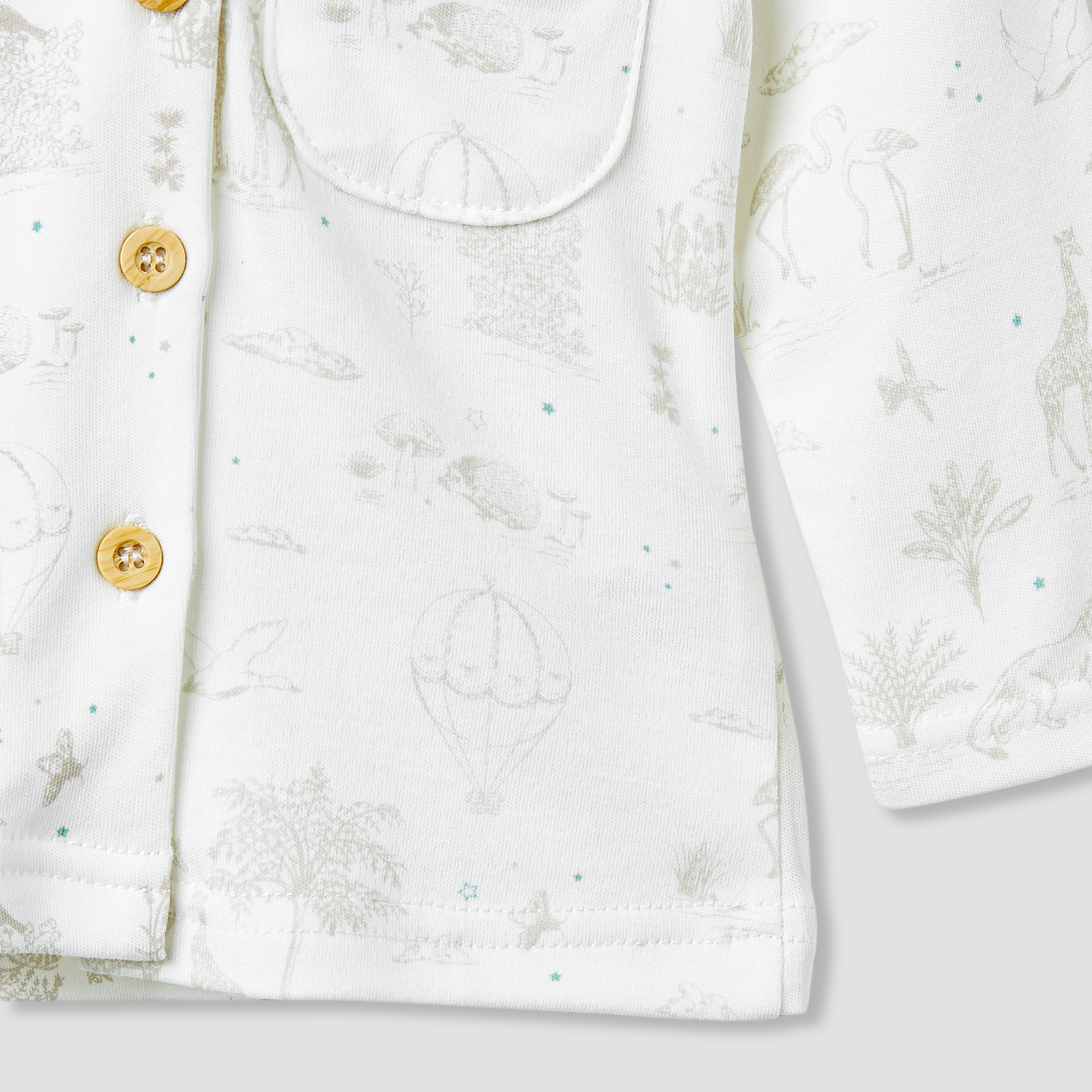 Juniors Printed Shirt and Pyjama Set-baby-boys-clothing-nightwear-pyjamasets-image-7