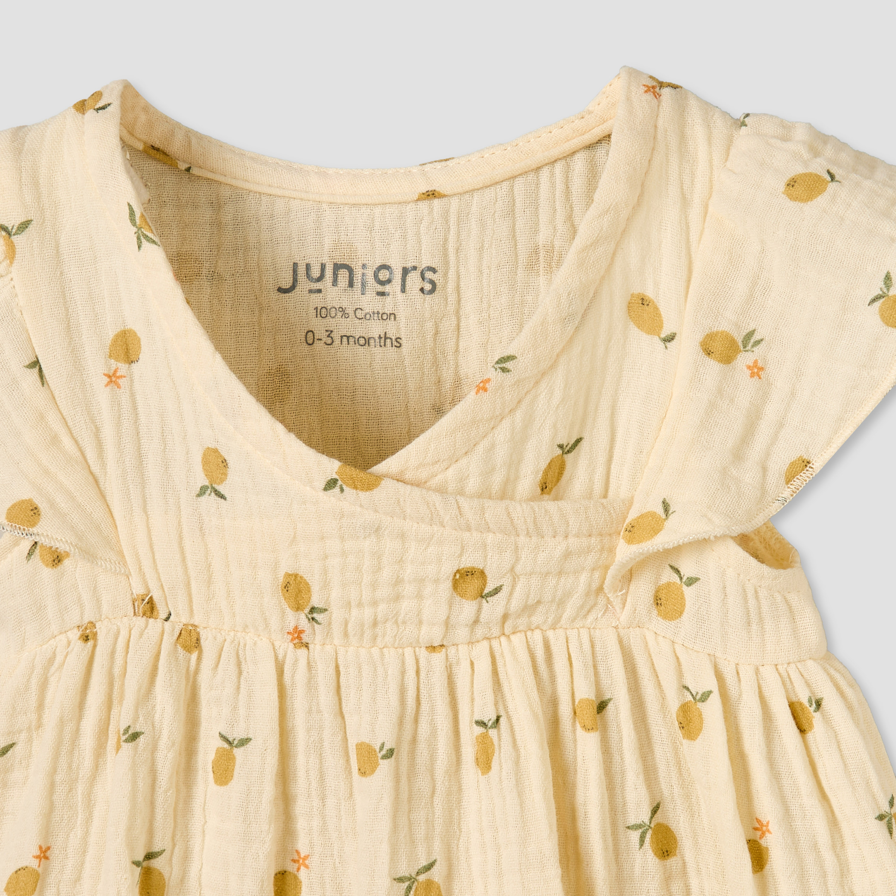 فستان إيه لاين بياقة حرف V وأكمام قصيرة مع سروال داخلي من جونيورز-baby-girls-clothing-dressesandjumpsuits-image-6