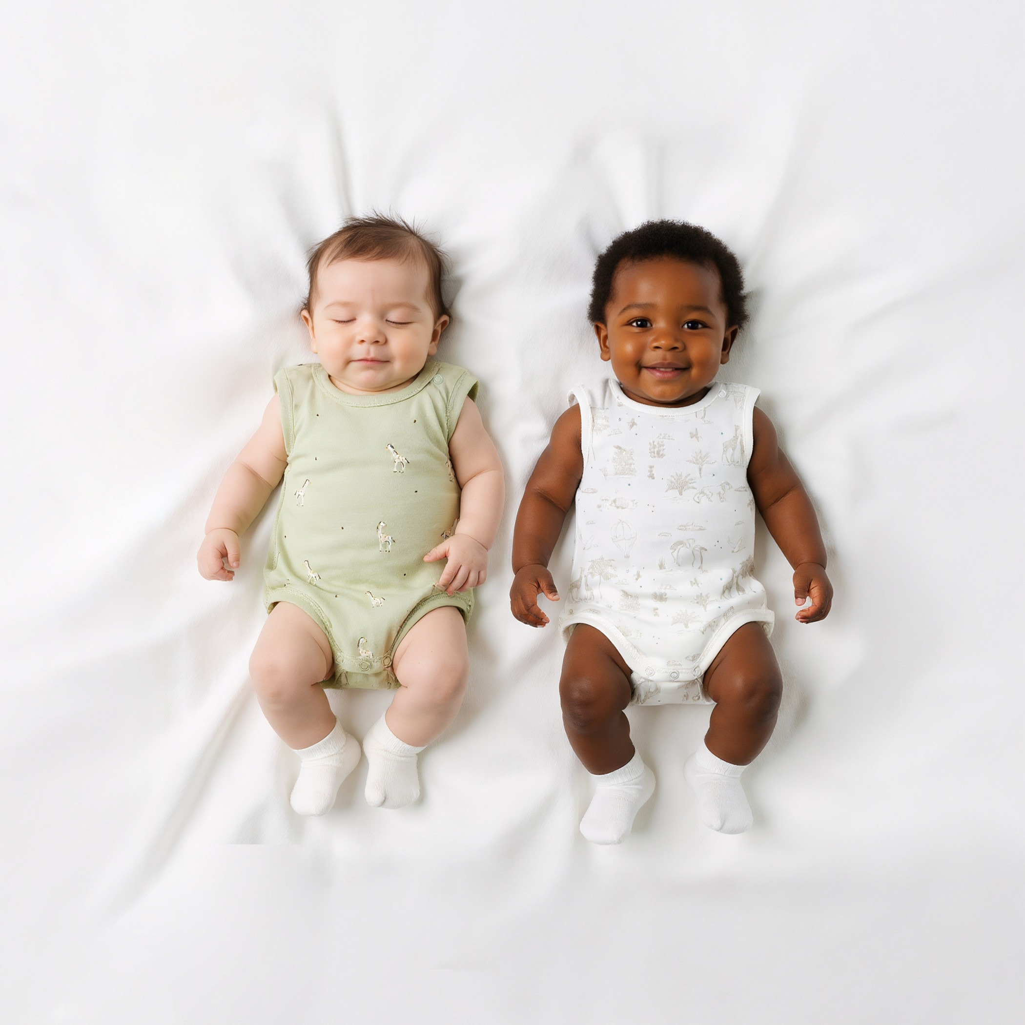 بودي سوت دون أكمام بطبعات من جونيورز - طقم من 2-baby-boys-clothing-multipacks-image-2