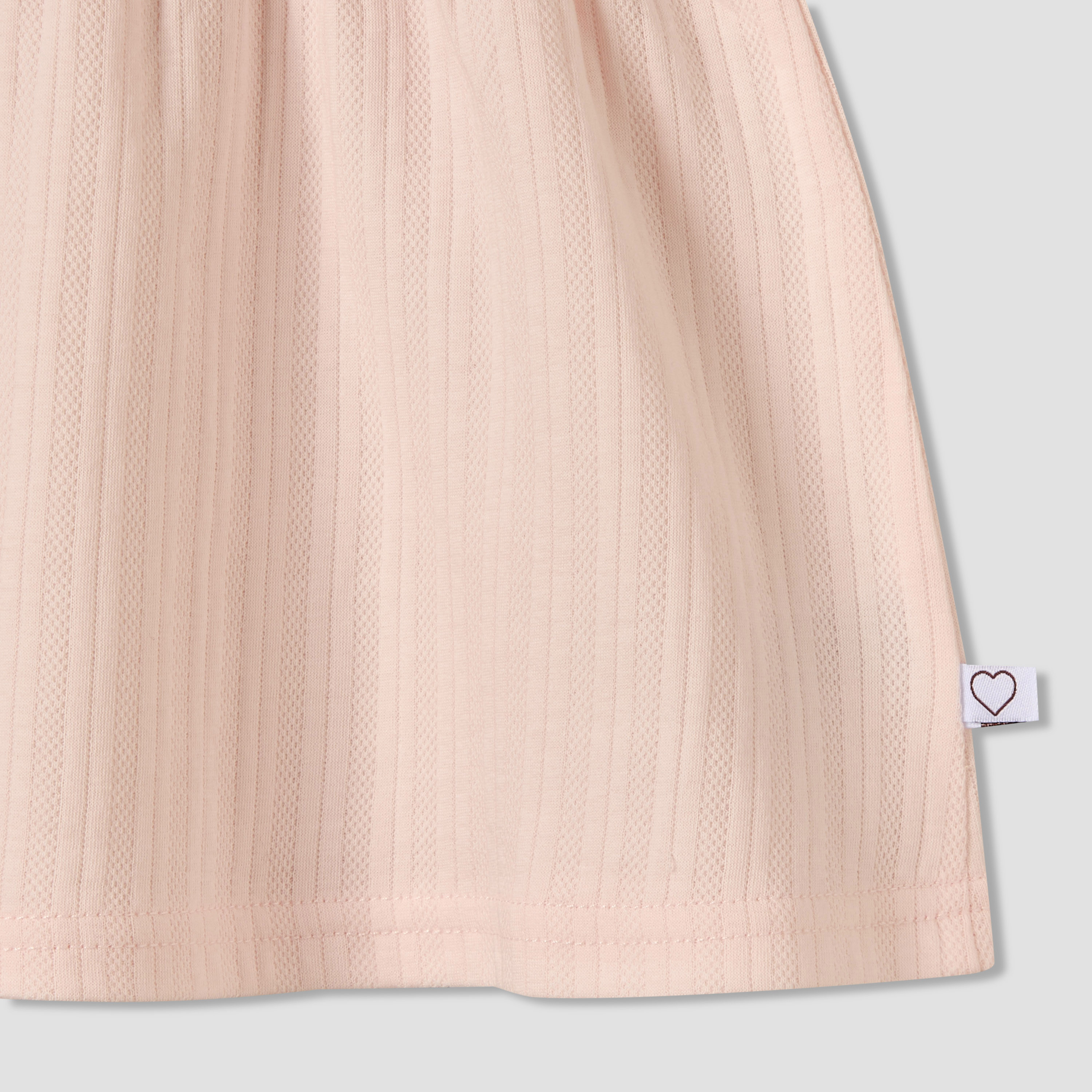 فستان إيه لاين بياقة مستديرة وأكمام قصيرة بتصميم مضلع من جونيورز-baby-girls-clothing-dressesandjumpsuits-image-4