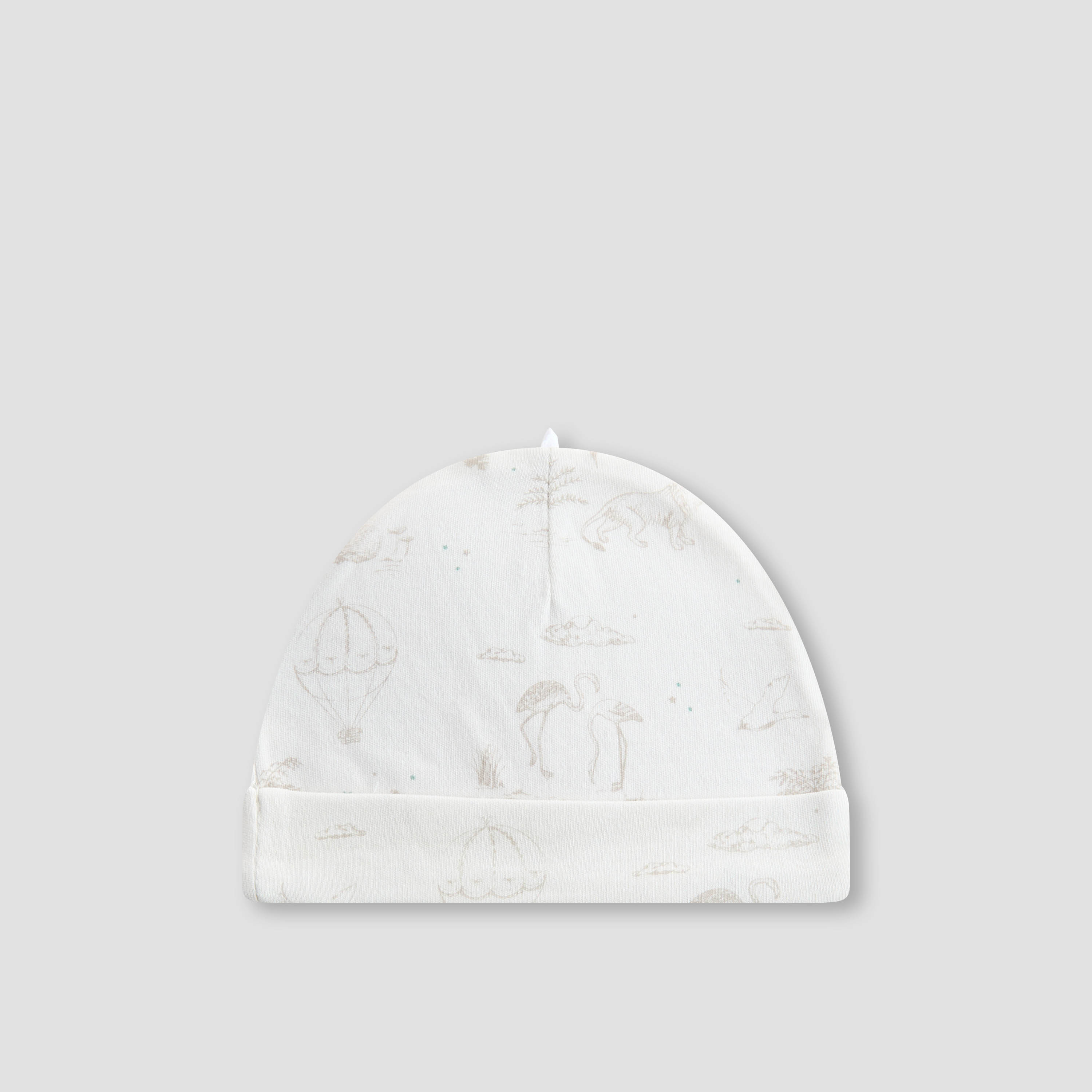 قبعة بيني بطبعات زرافة من جونيورز - طقم من قطعتين-baby-boys-accessories-caps-image-2