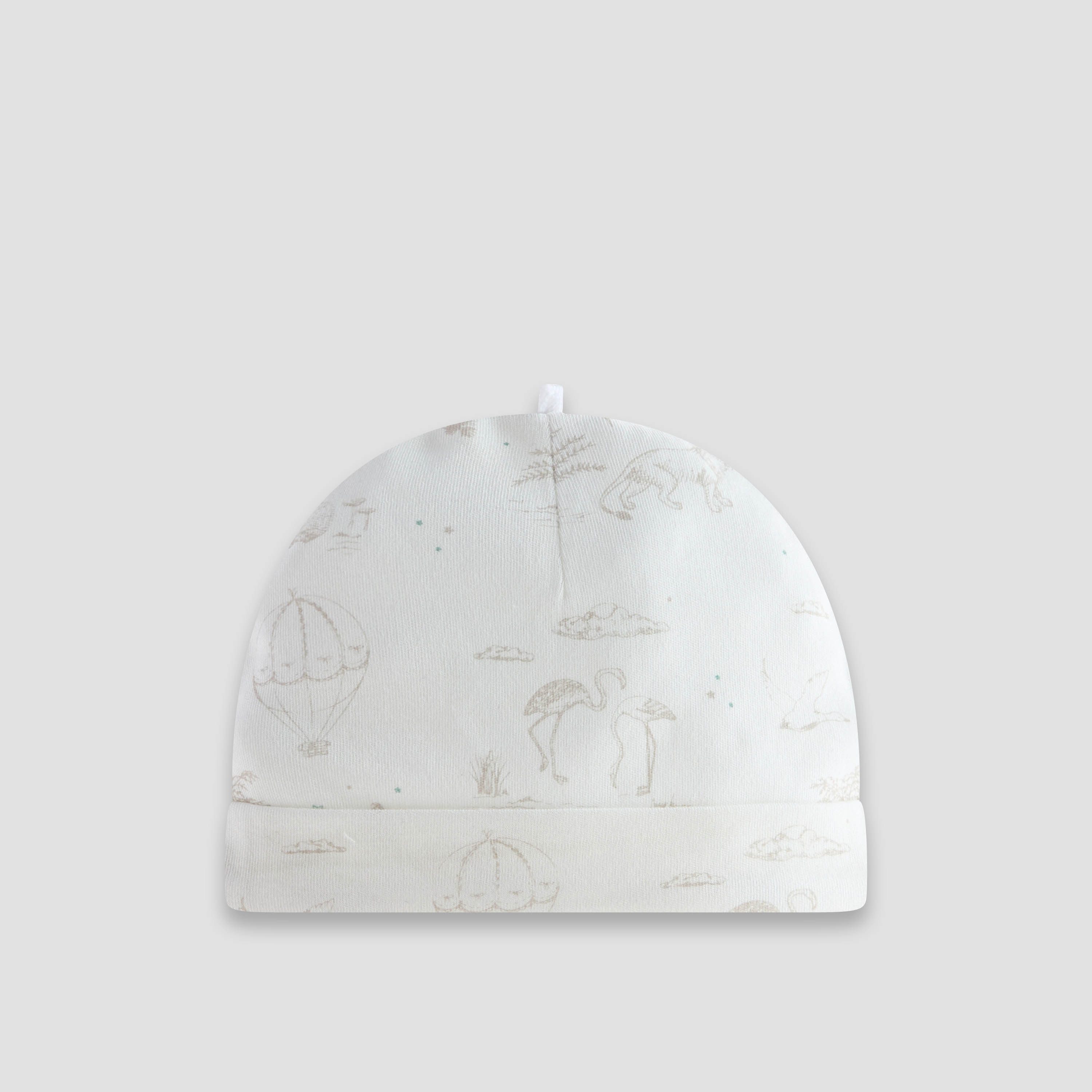 قبعة بيني بطبعات زرافة من جونيورز - طقم من قطعتين-baby-boys-accessories-caps-image-4