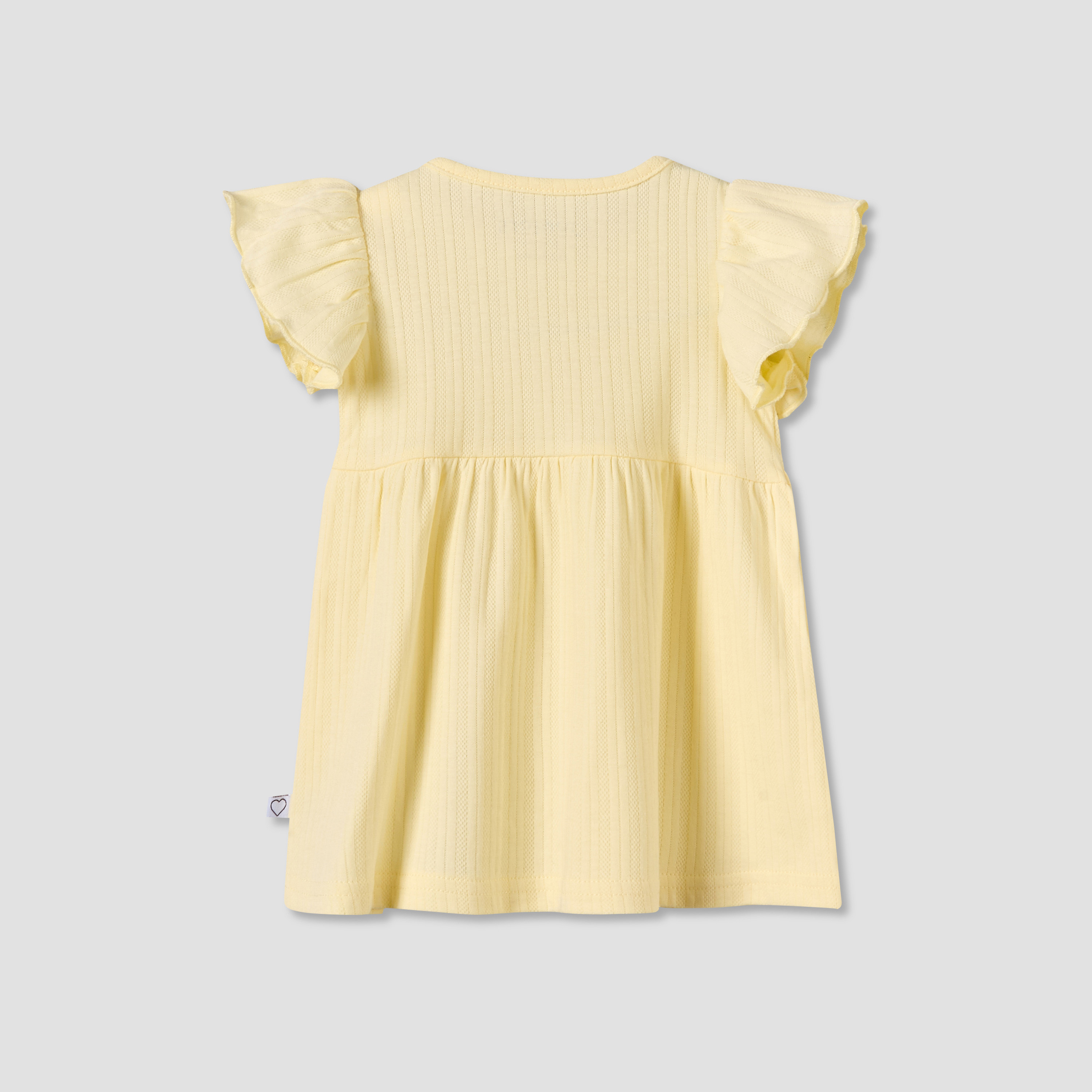 فستان إيه لاين بياقة مستديرة وأكمام قصيرة بتصميم مضلع من جونيورز-baby-girls-clothing-dressesandjumpsuits-image-2