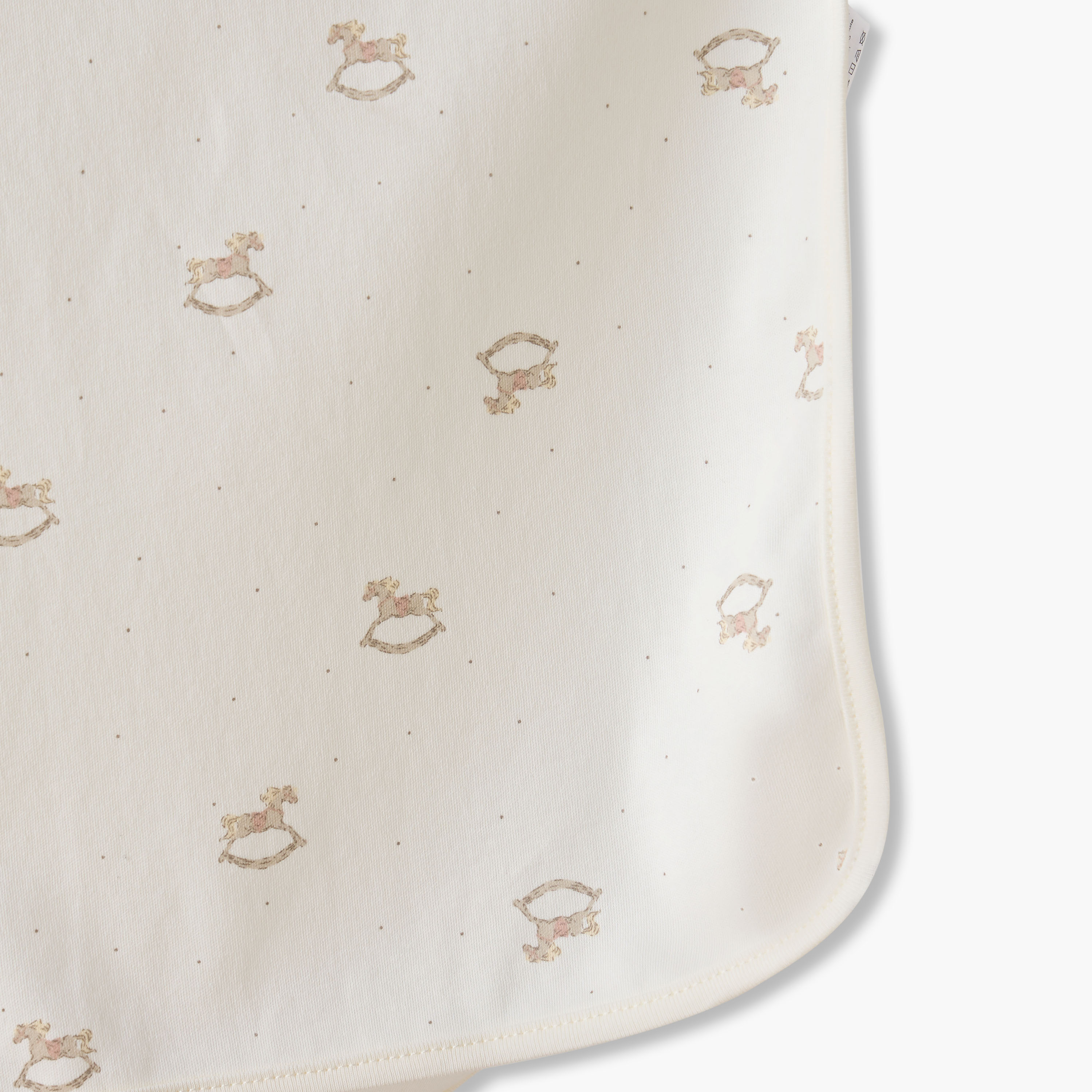 Giggles Receiving Blanket with Rocking Horse Print-baby-nursery-blanketsandswaddles-receivingblankets-image-5