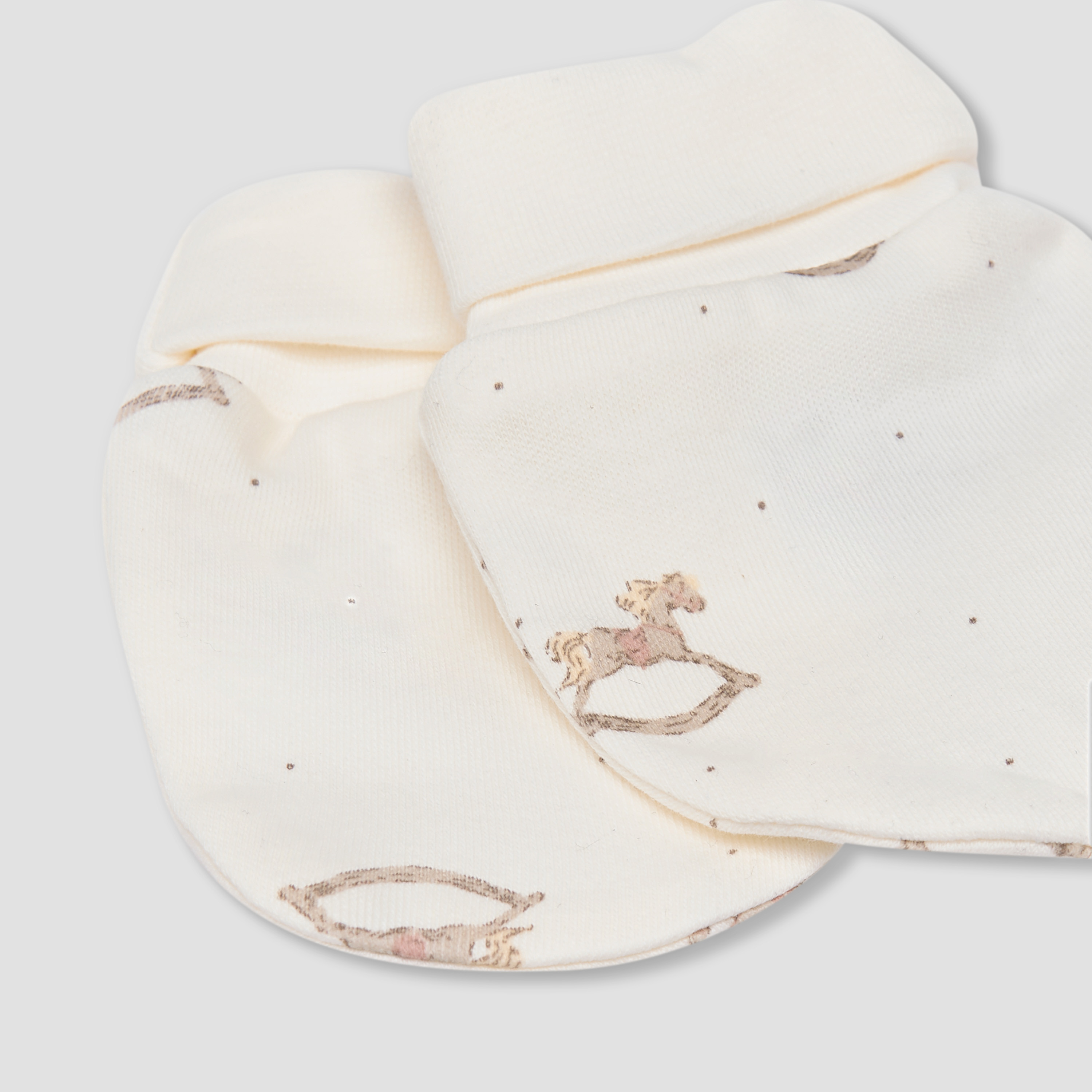 Set of 4 Giggles Mittens and Booties-baby-boys-shoes-booties-image-9