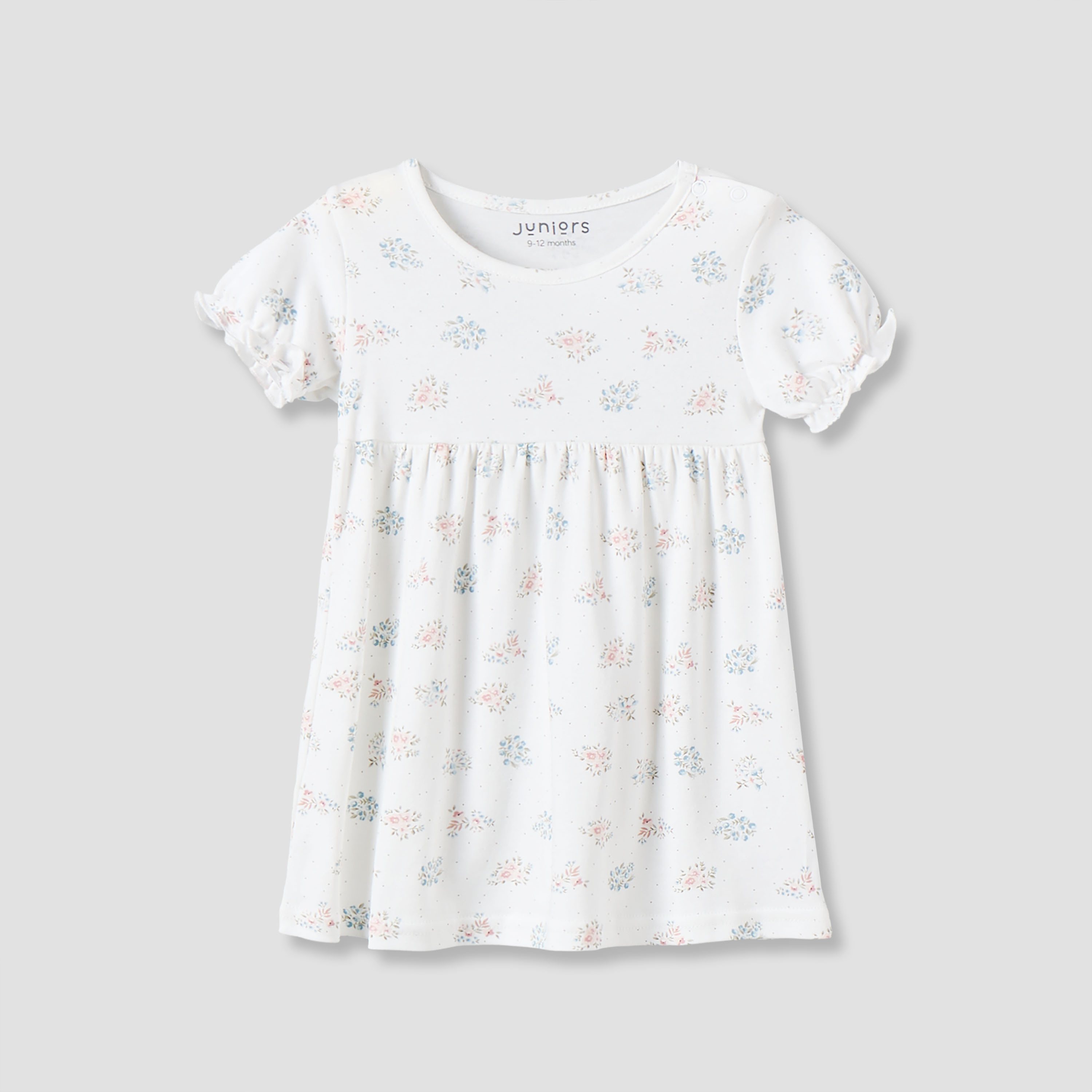 طقم فستان بطول الركبة بياقة مستديرة وأزرار إغلاق كبس من قطعتين من جونيورز-baby-girls-clothing-dressesandjumpsuits-image-3