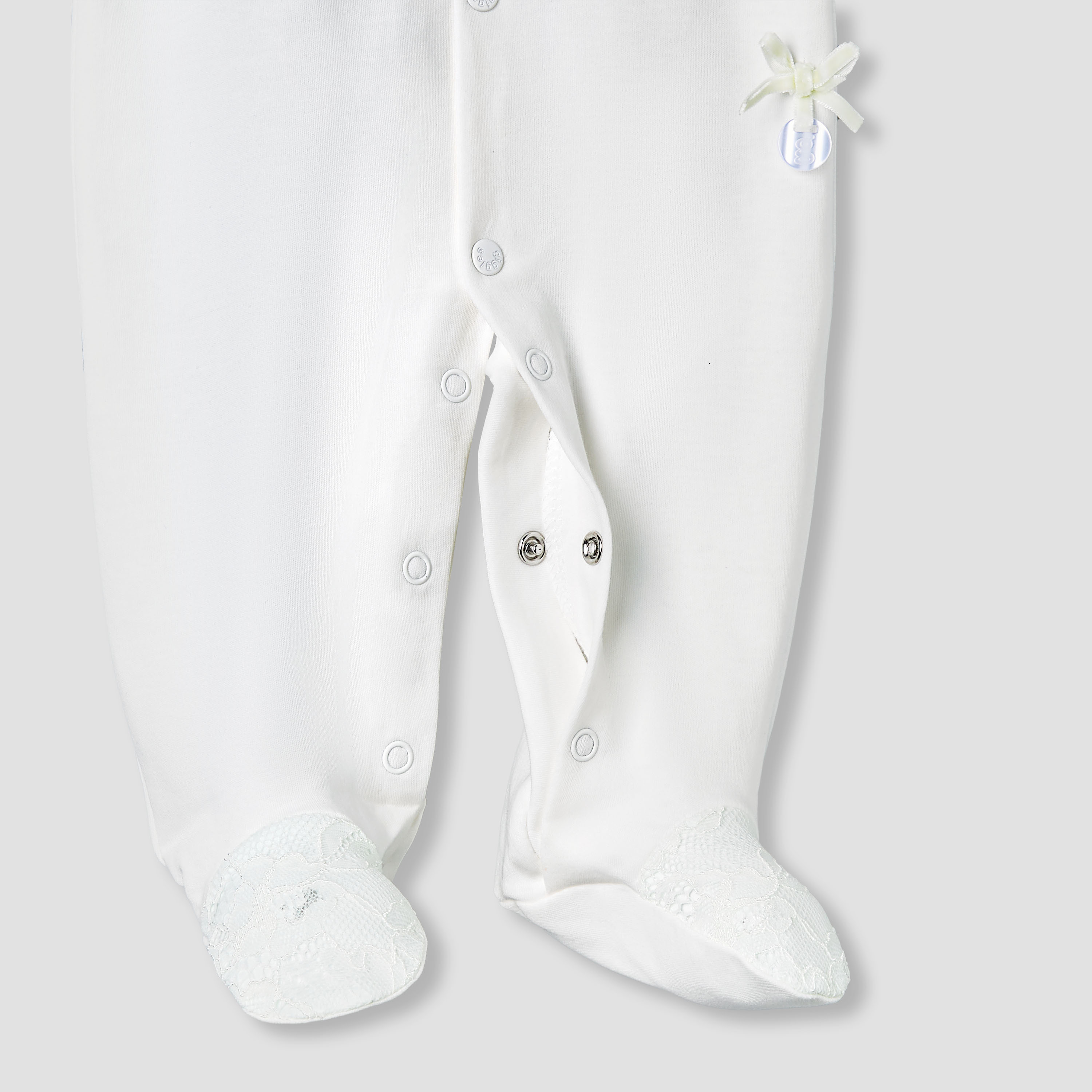 Giggles Cotton Collared Long Sleeves Sleepsuit with Lace Detail-baby-girls-clothing-nightwear-sleepsuits-image-5