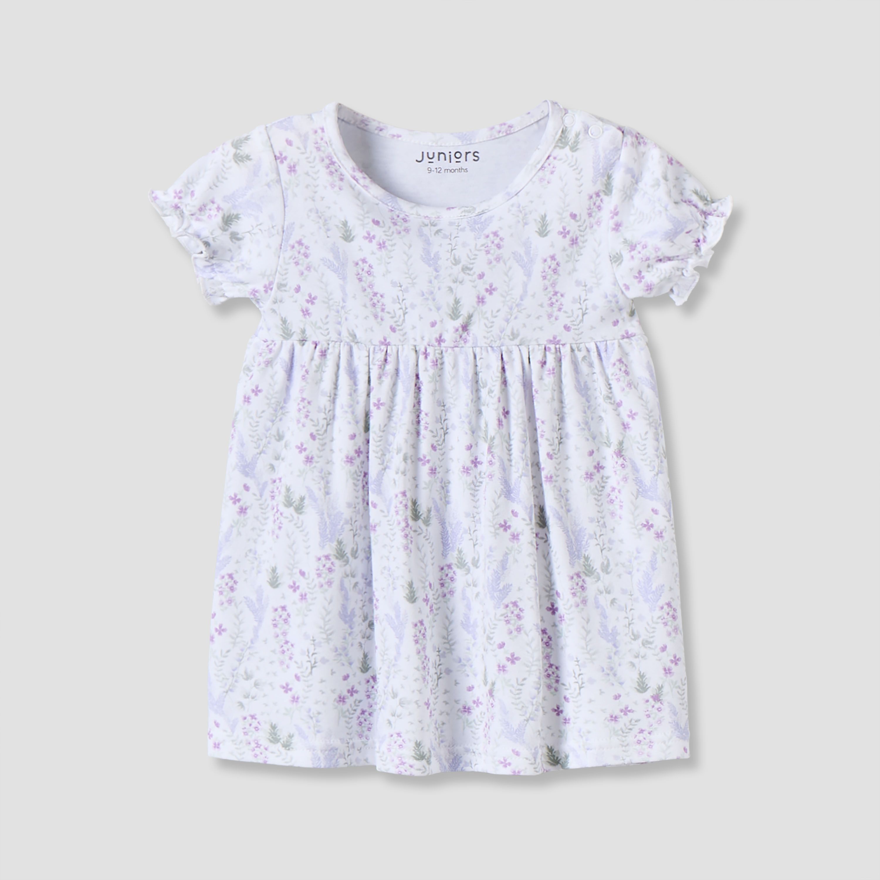 طقم فستان بطول الركبة بياقة مستديرة وأزرار إغلاق كبس من قطعتين من جونيورز-baby-girls-clothing-dressesandjumpsuits-image-3