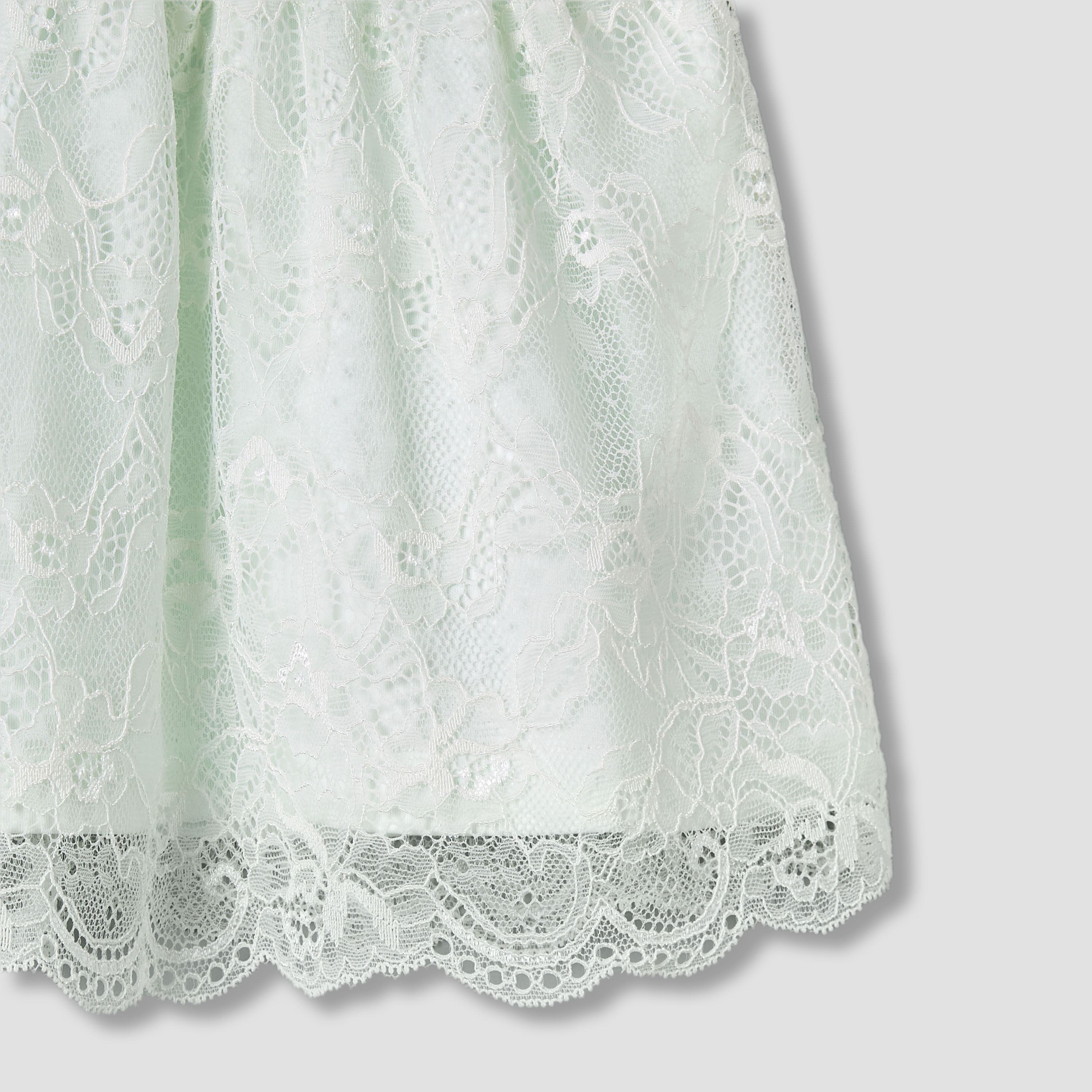 Giggles Peter Pan Collar Short Sleeves A-Line Dress with Lace Detail-baby-girls-clothing-dressesandjumpsuits-image-5
