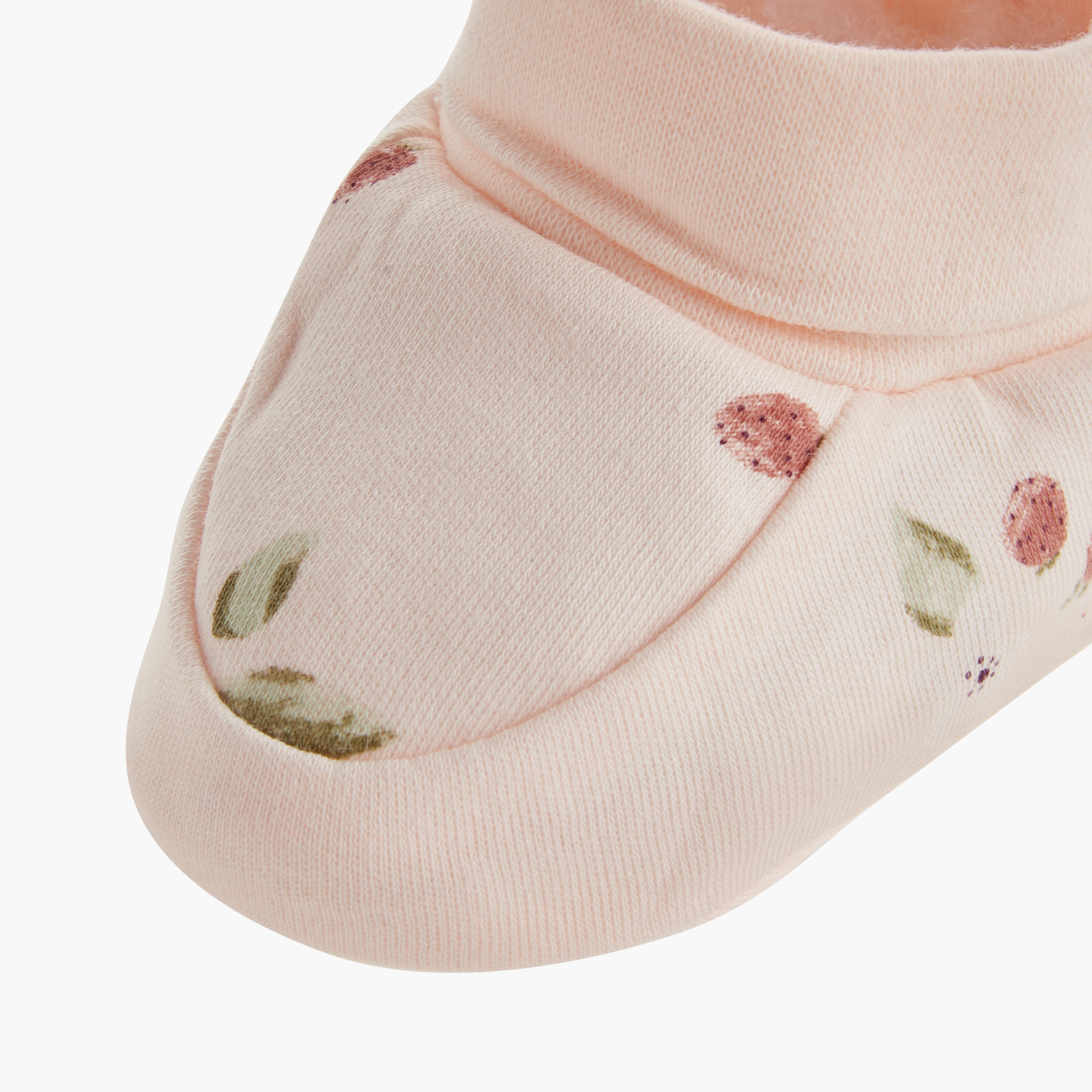 Juniors Printed Slip-On Booties - Set of 2-baby-girls-shoes-booties-image-10