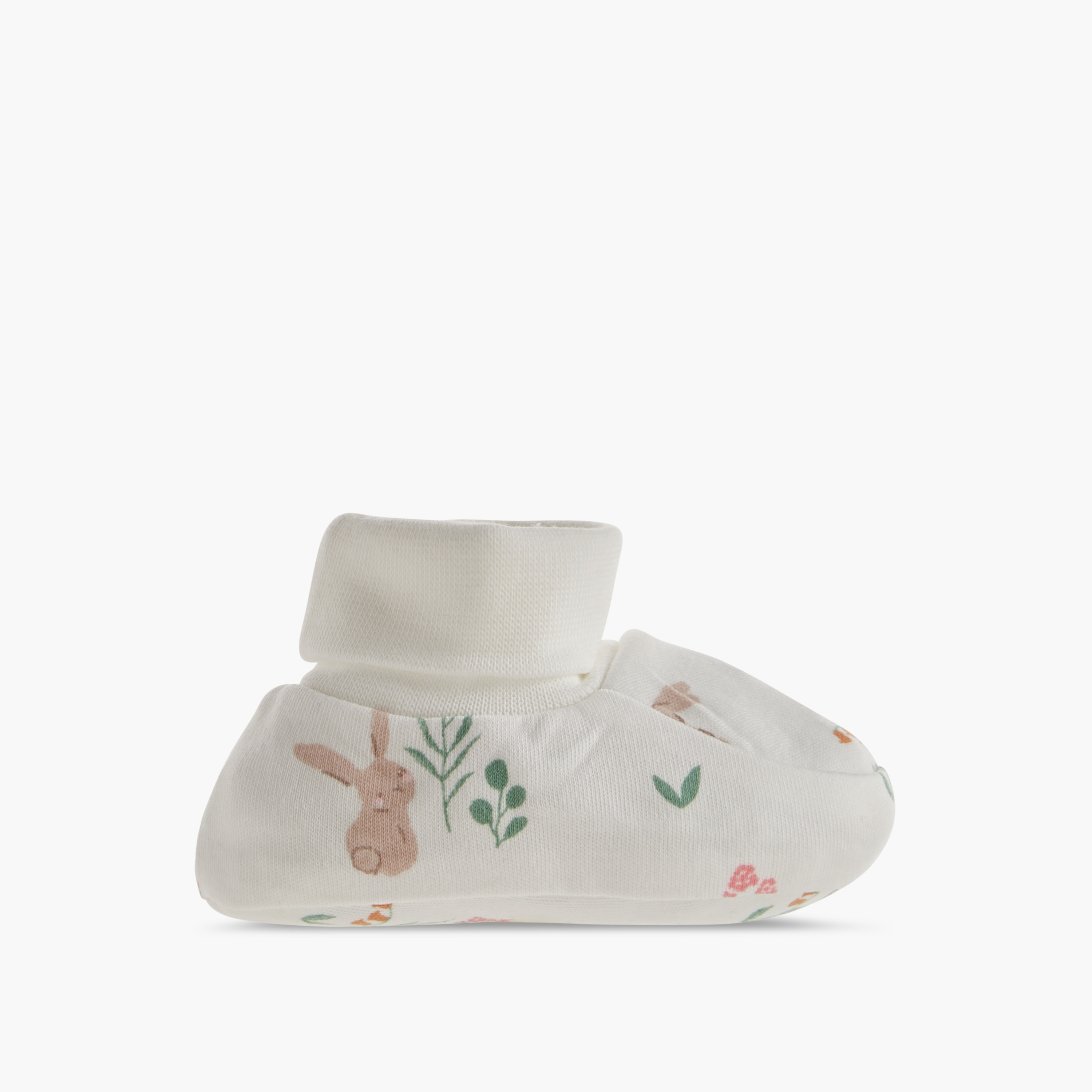 Juniors Printed Slip-On Booties - Set of 2-baby-girls-shoes-booties-image-4