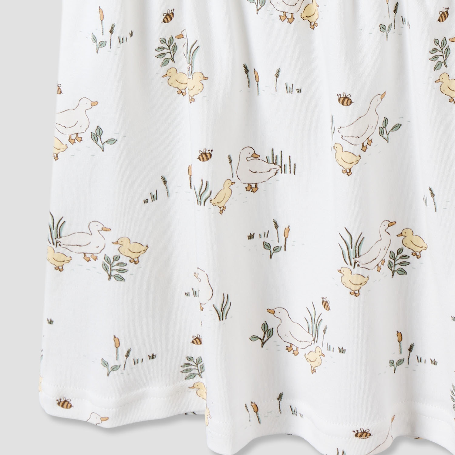 فستان بطول الركبة بياقة مستديرة وأزرار إغلاق كبس - عبوة من قطعتين-baby-girls-clothing-dressesandjumpsuits-image-7