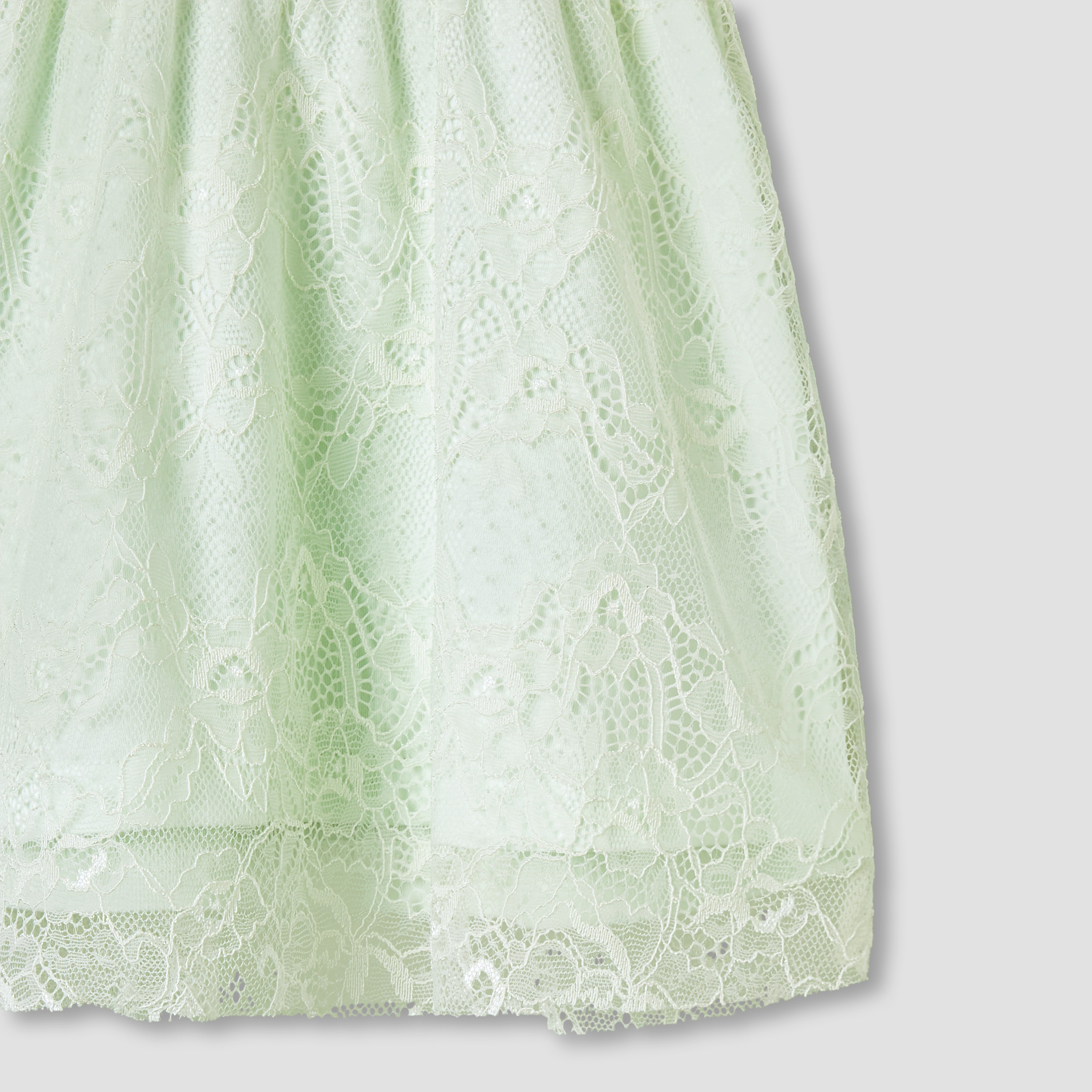 Giggles Round Neck Short Sleeves A-Line Dress with Lace Detail-baby-girls-clothing-dressesandjumpsuits-image-5