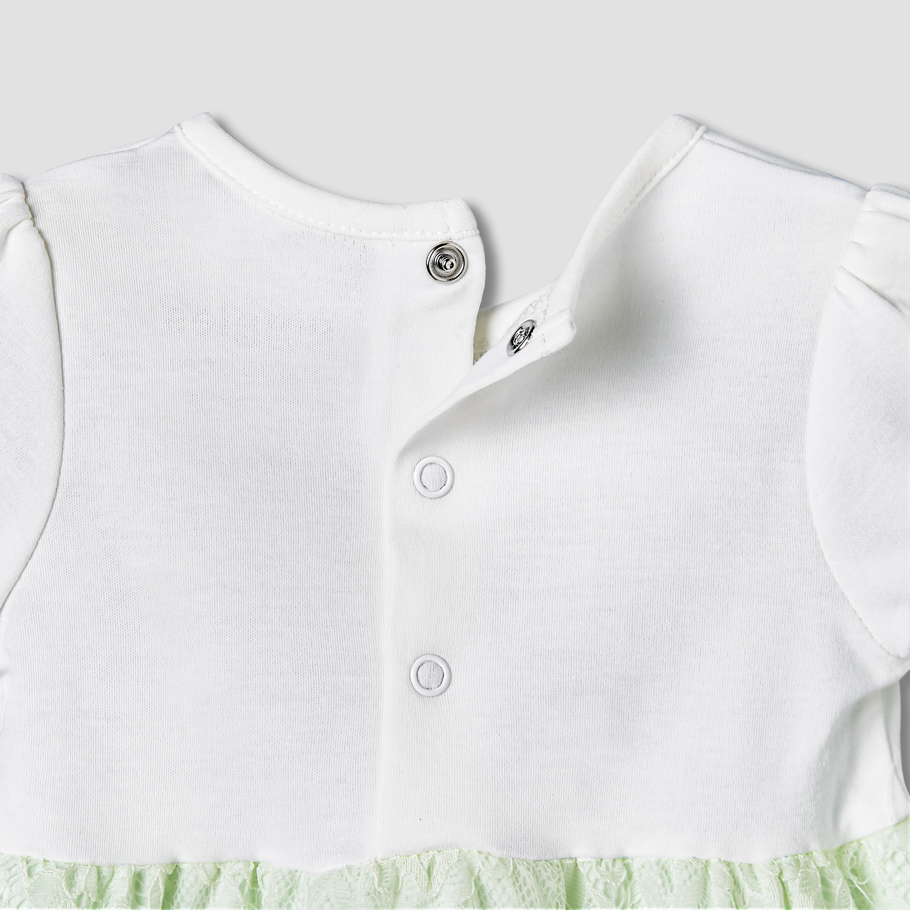 Giggles Round Neck Short Sleeves A-Line Dress with Lace Detail-baby-girls-clothing-dressesandjumpsuits-image-6