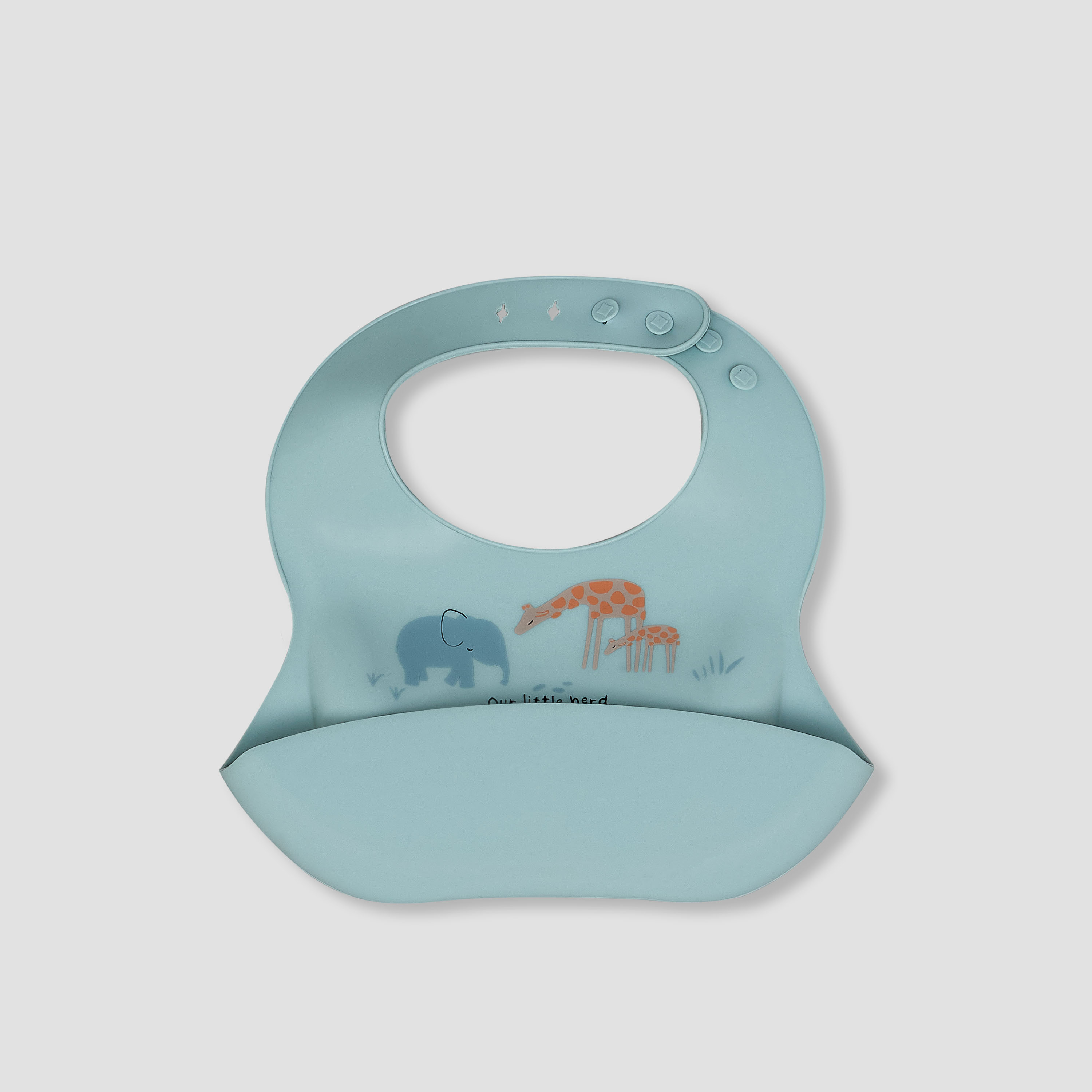 Juniors Baby Bib with Safari Print-baby-feeding-bibs-image-1