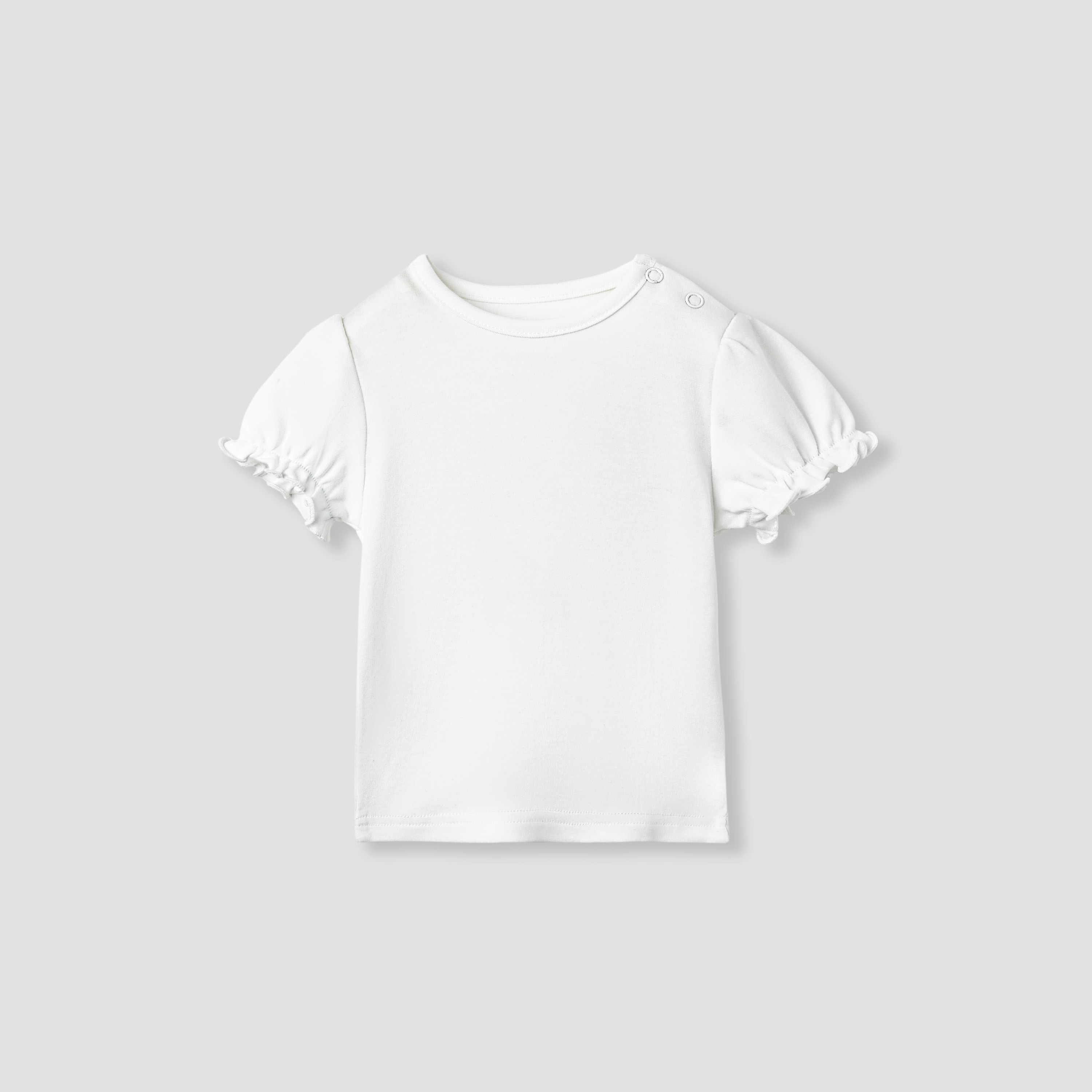 طقم دنغري بطبعات فيونكات وبلوزة سادة من جونيورز-baby-girls-clothing-nightwear-sleepsuits-image-4