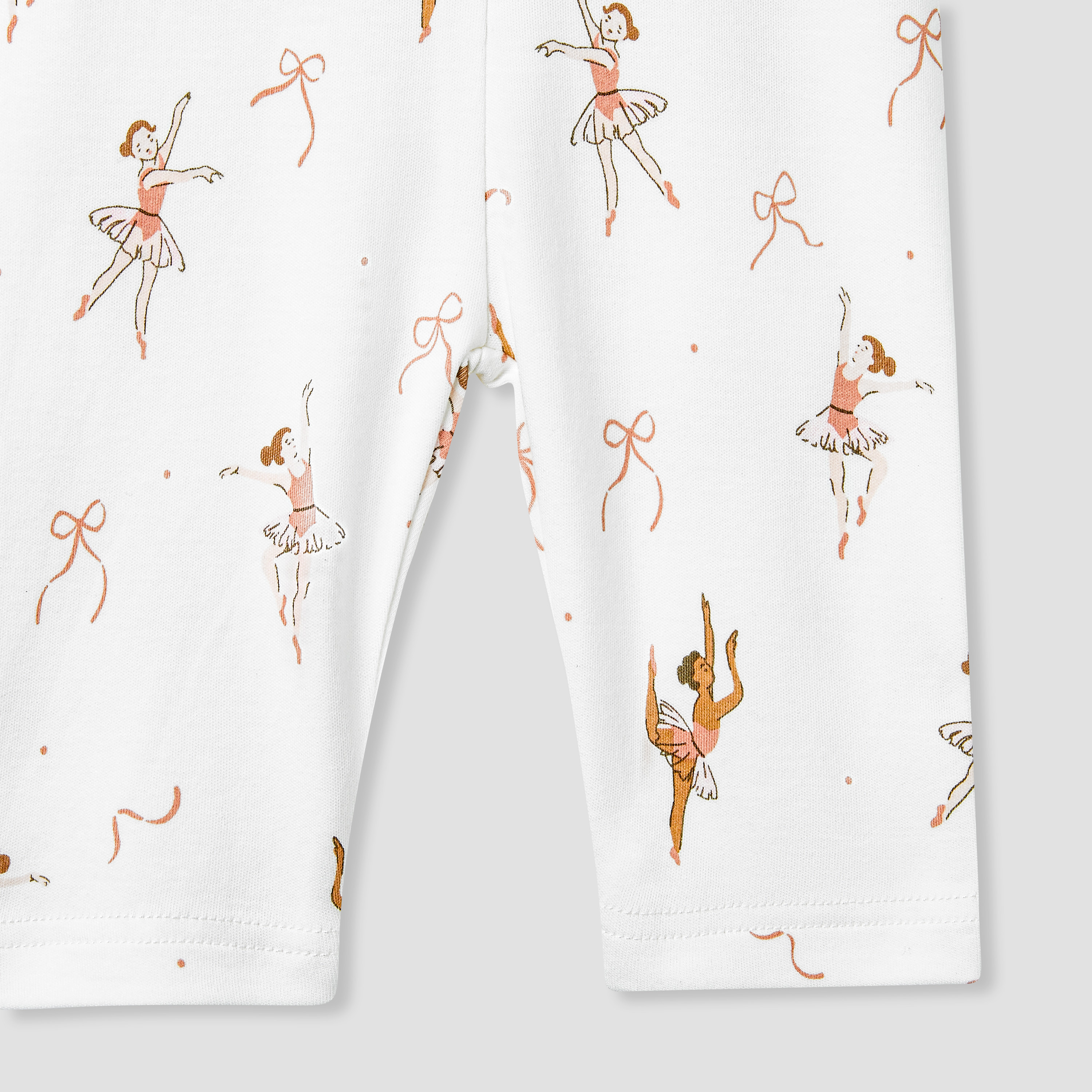 Juniors Ballerina Print Shirt and Pyjama Set-baby-girls-clothing-nightwear-pyjamasets-image-10