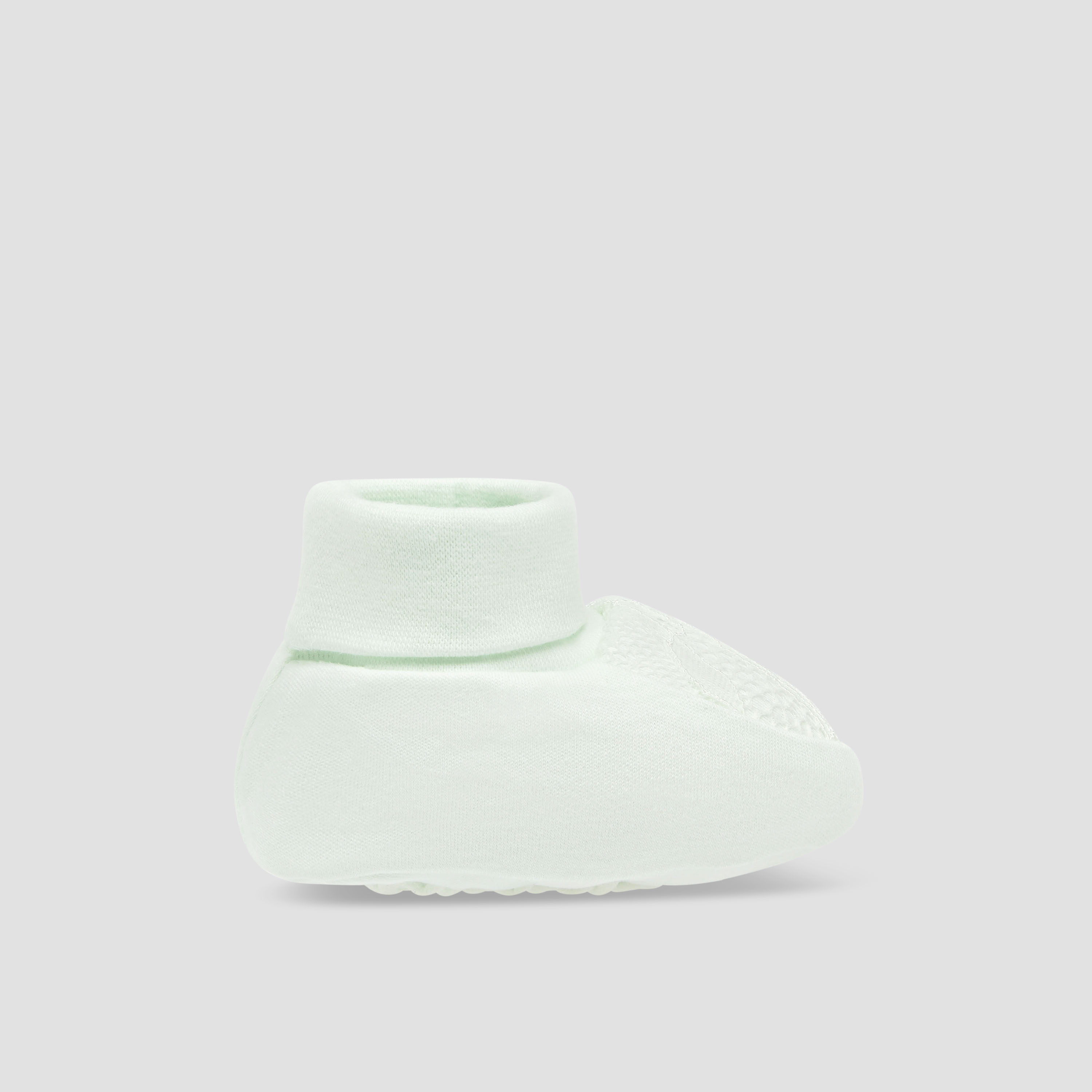 Giggles Booties with Lace Panel, Slip-On-baby-girls-shoes-booties-image-3