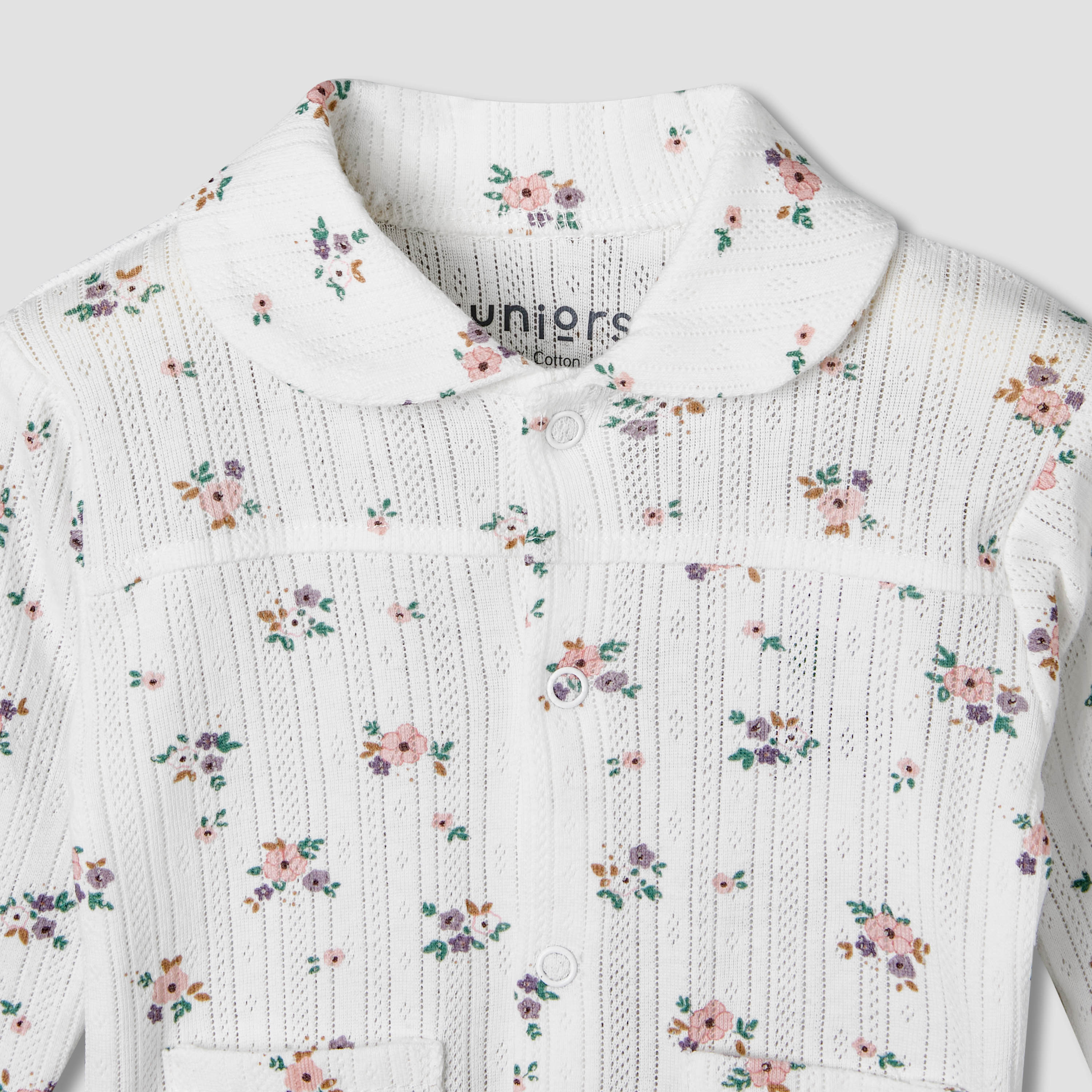 Juniors Cotton Long Sleeves Pyjama Set with Floral Print-baby-girls-clothing-nightwear-pyjamasets-image-5