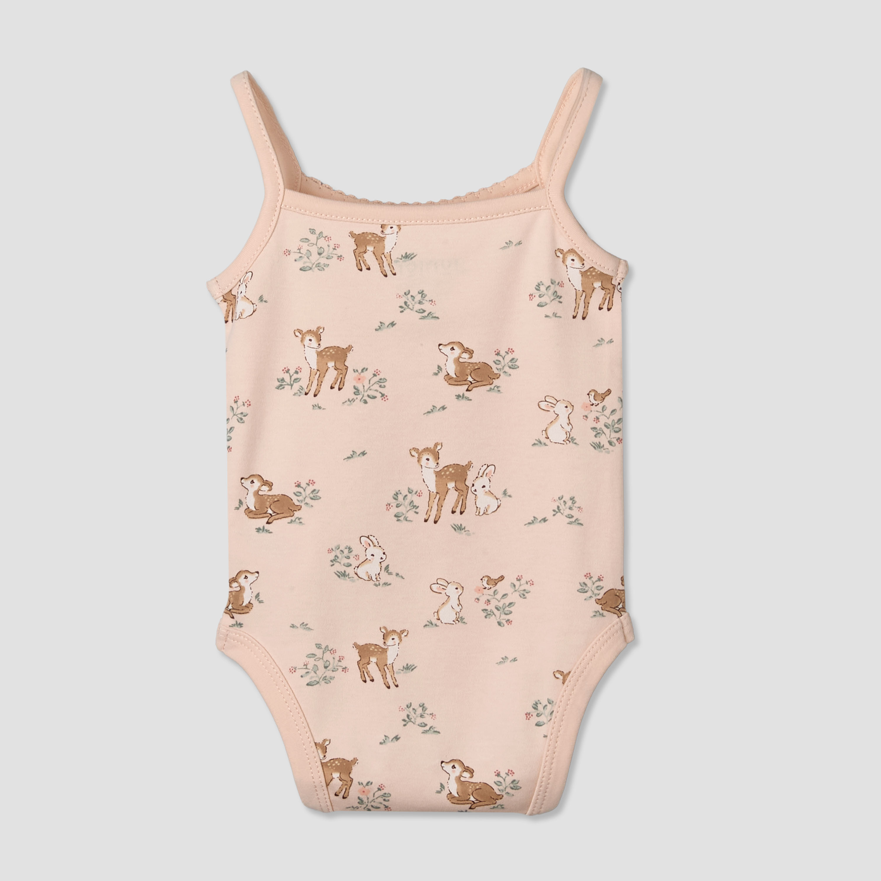 Juniors Cotton Strappy Bodysuit with Animal Print-baby-girls-clothing-bodysuits-image-2
