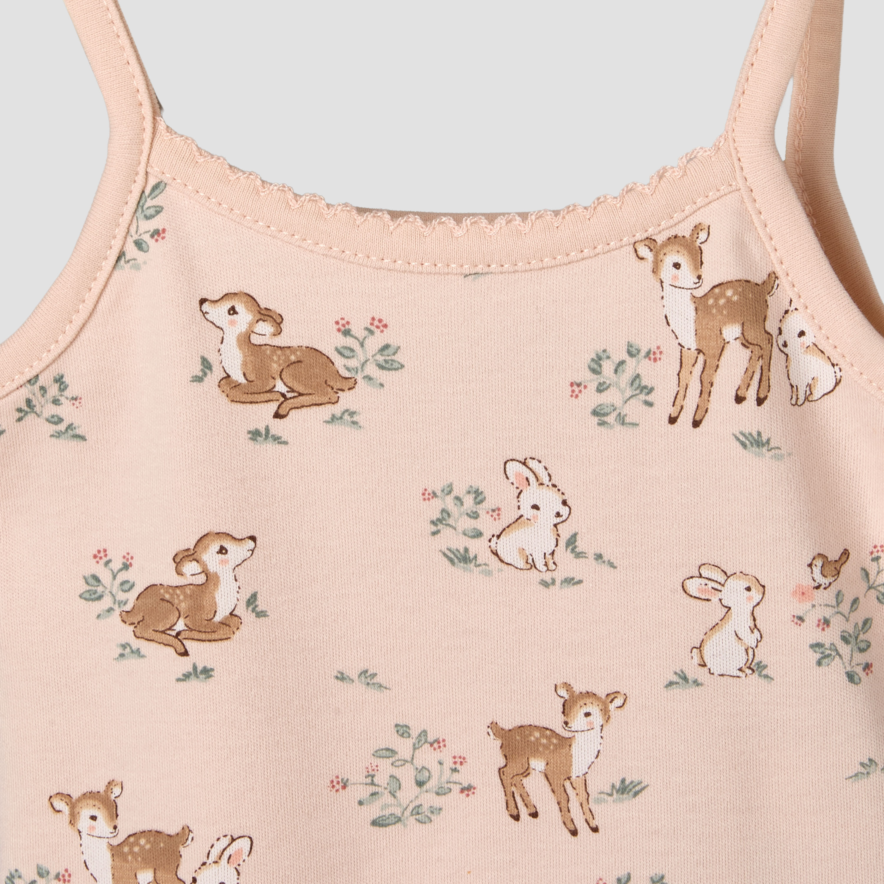 Juniors Cotton Strappy Bodysuit with Animal Print-baby-girls-clothing-bodysuits-image-3
