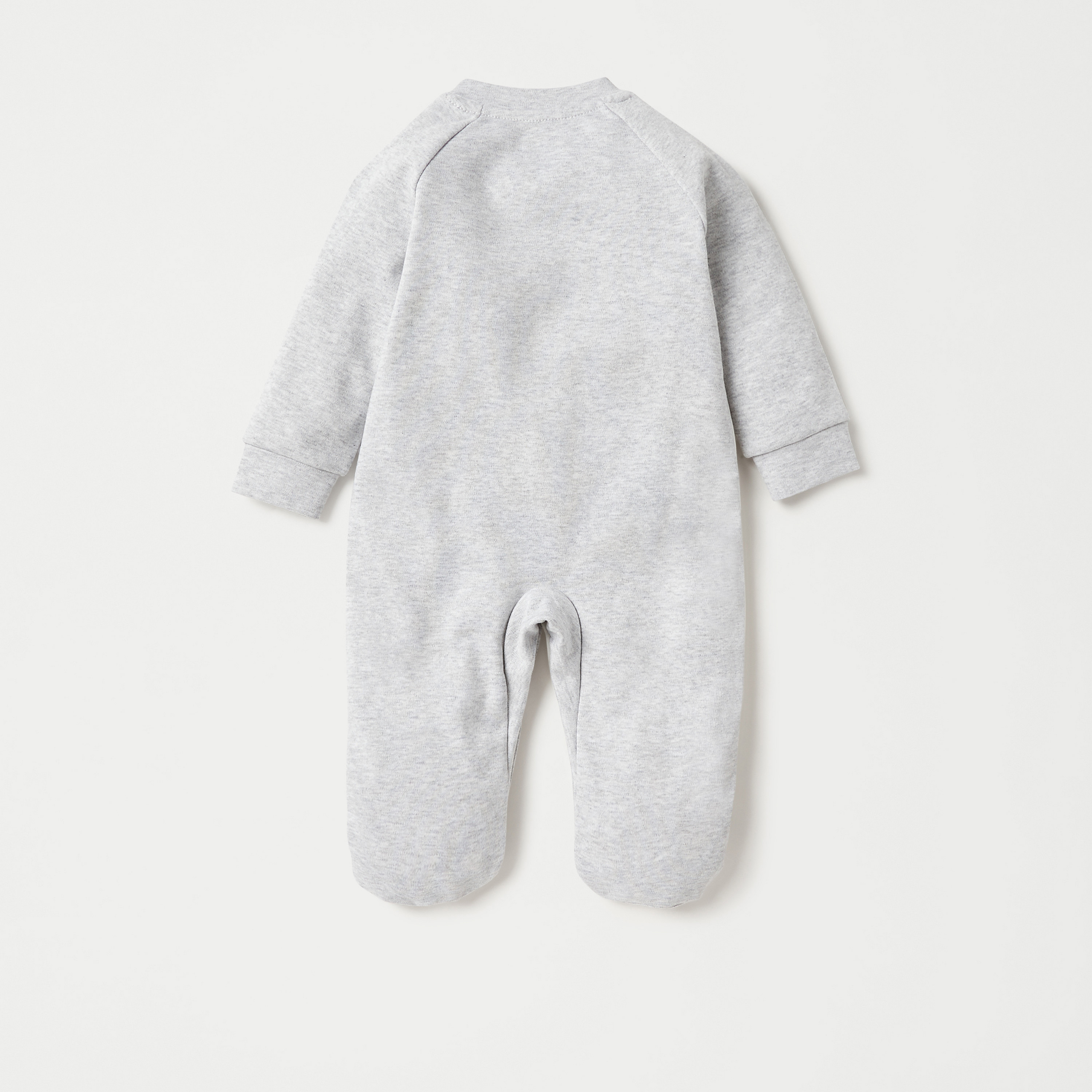 بدلة نوم بأقدام مغلقة مع أزرار إغلاق كباسة وزخارف-baby-girls-clothing-nightwear-sleepsuits-image-2